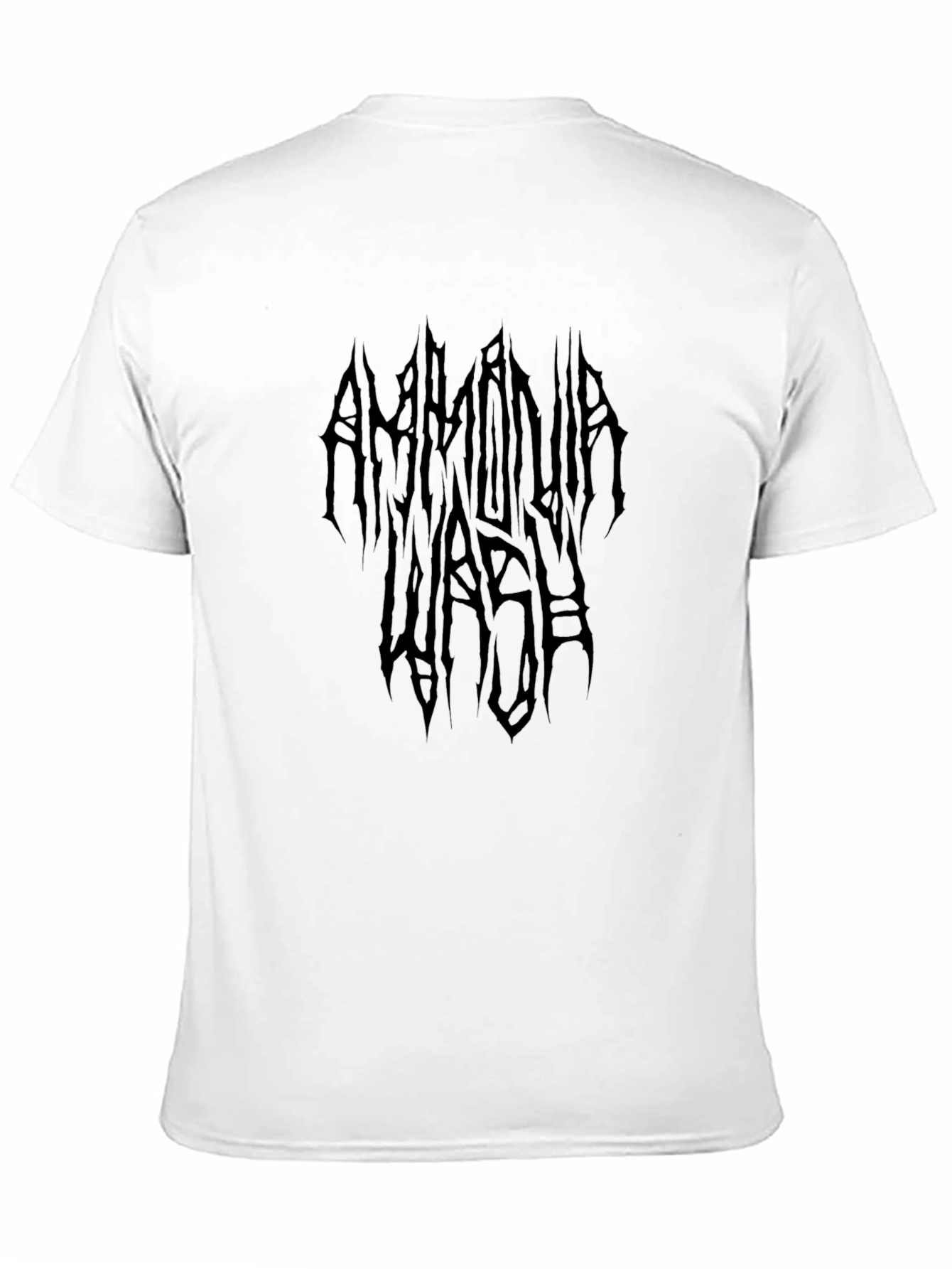 Ammonua Wassh Black Graphic T-Shirt