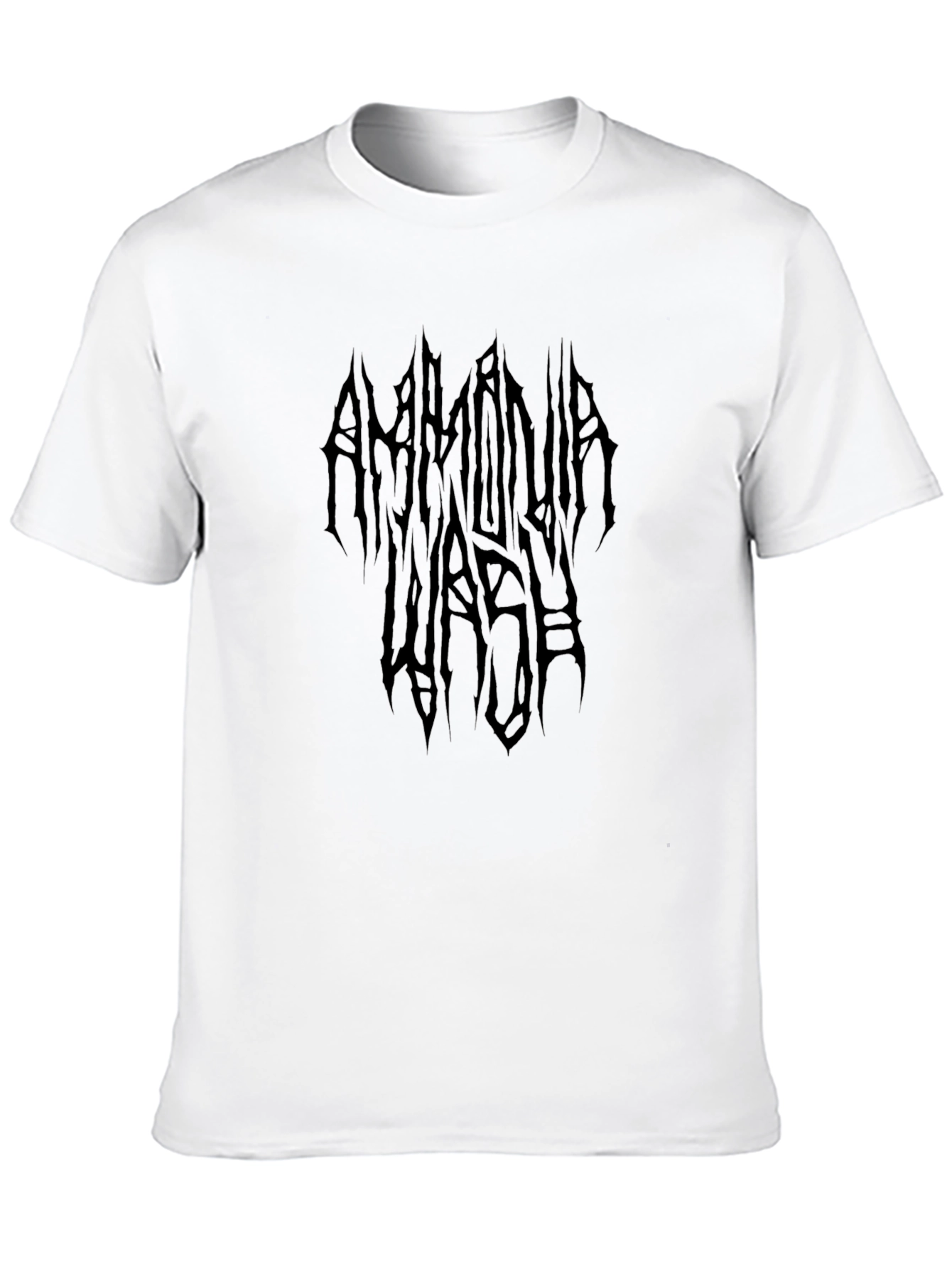 Ammonua Wassh Black Graphic T-Shirt