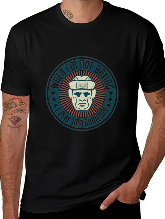 When Im Not Boxing I Play Instruments T-Shirt