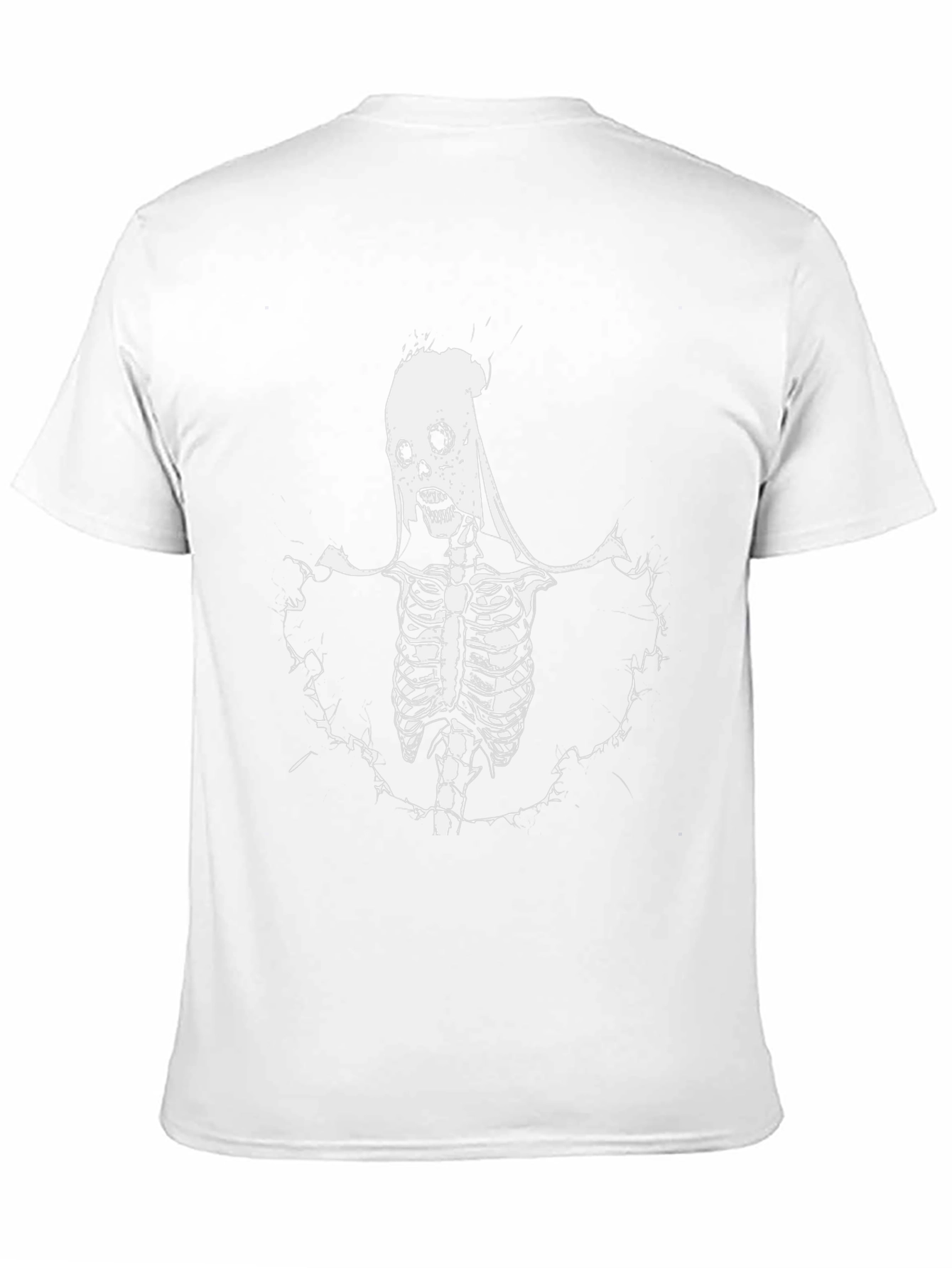 Skull Skeleton Graphic Black T-Shirt