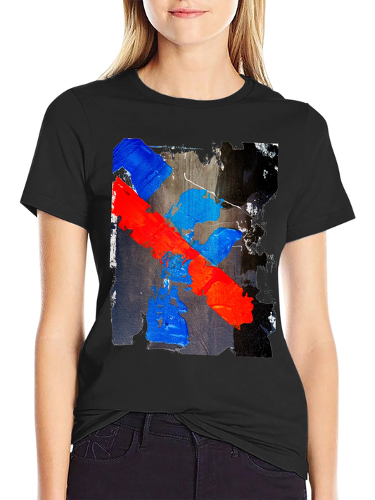 Abstract Art Tee: Bold Colors Modern Style