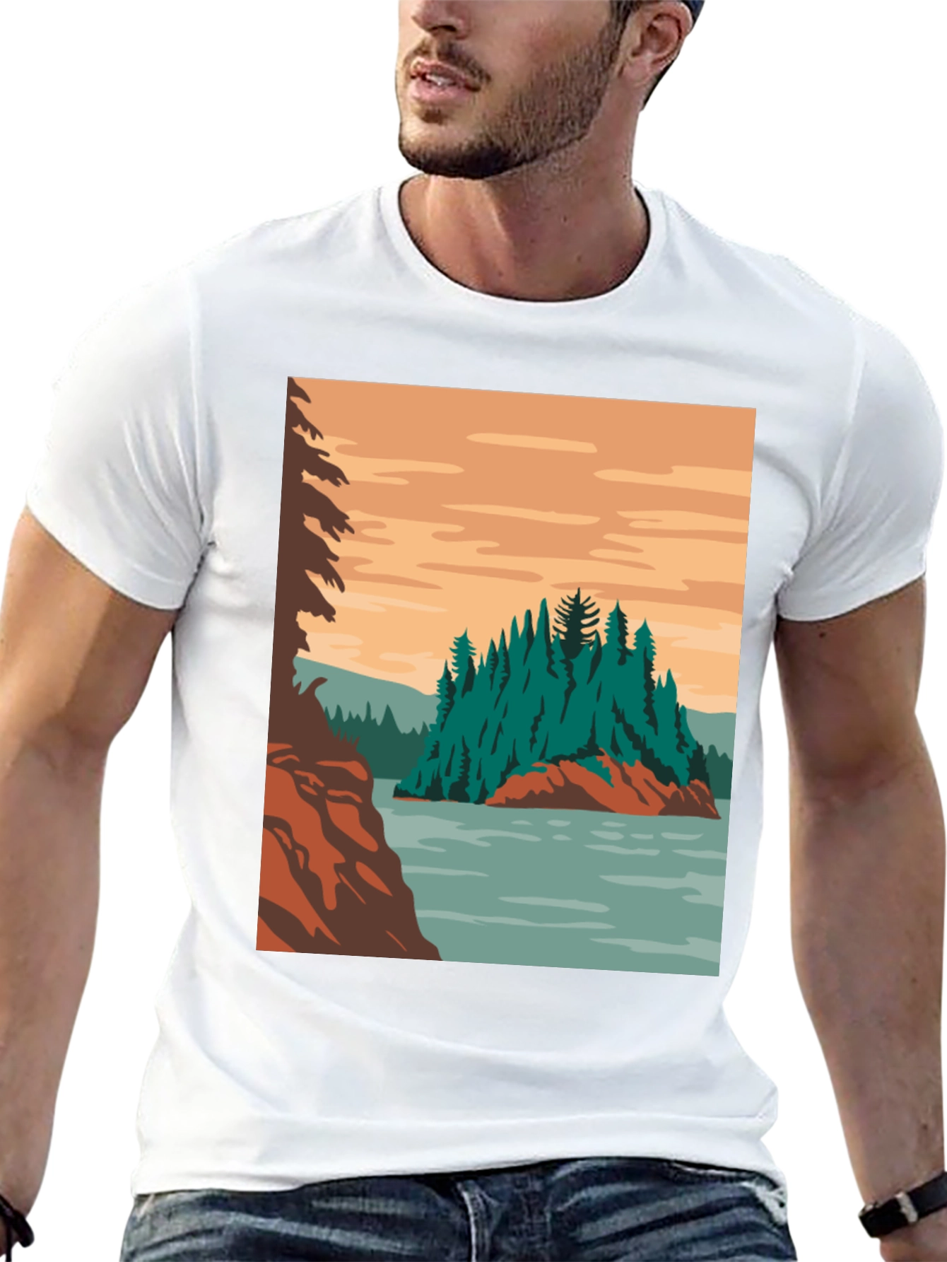 Nature Inspired Graphic Tee