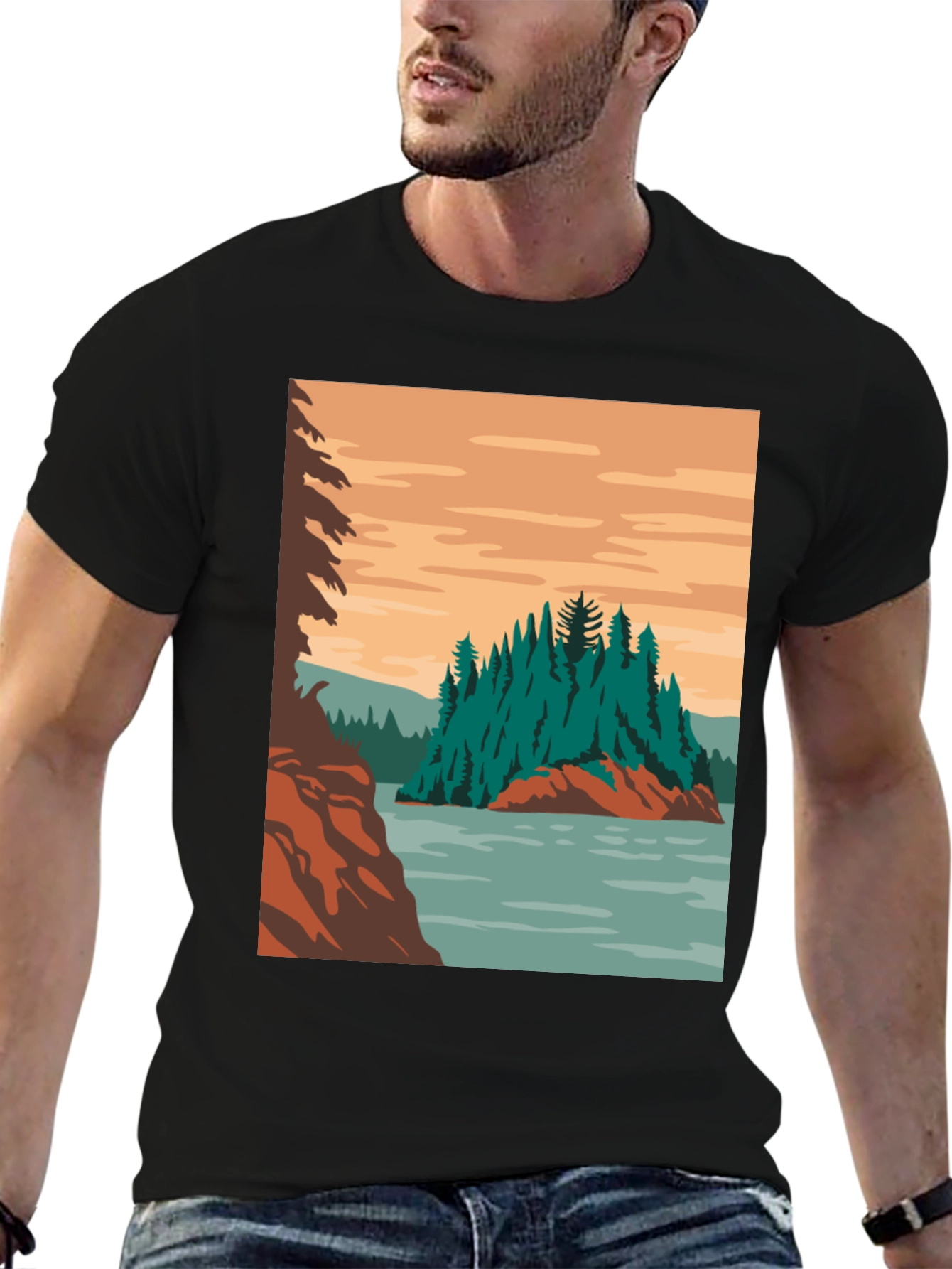 Nature Inspired Graphic Tee