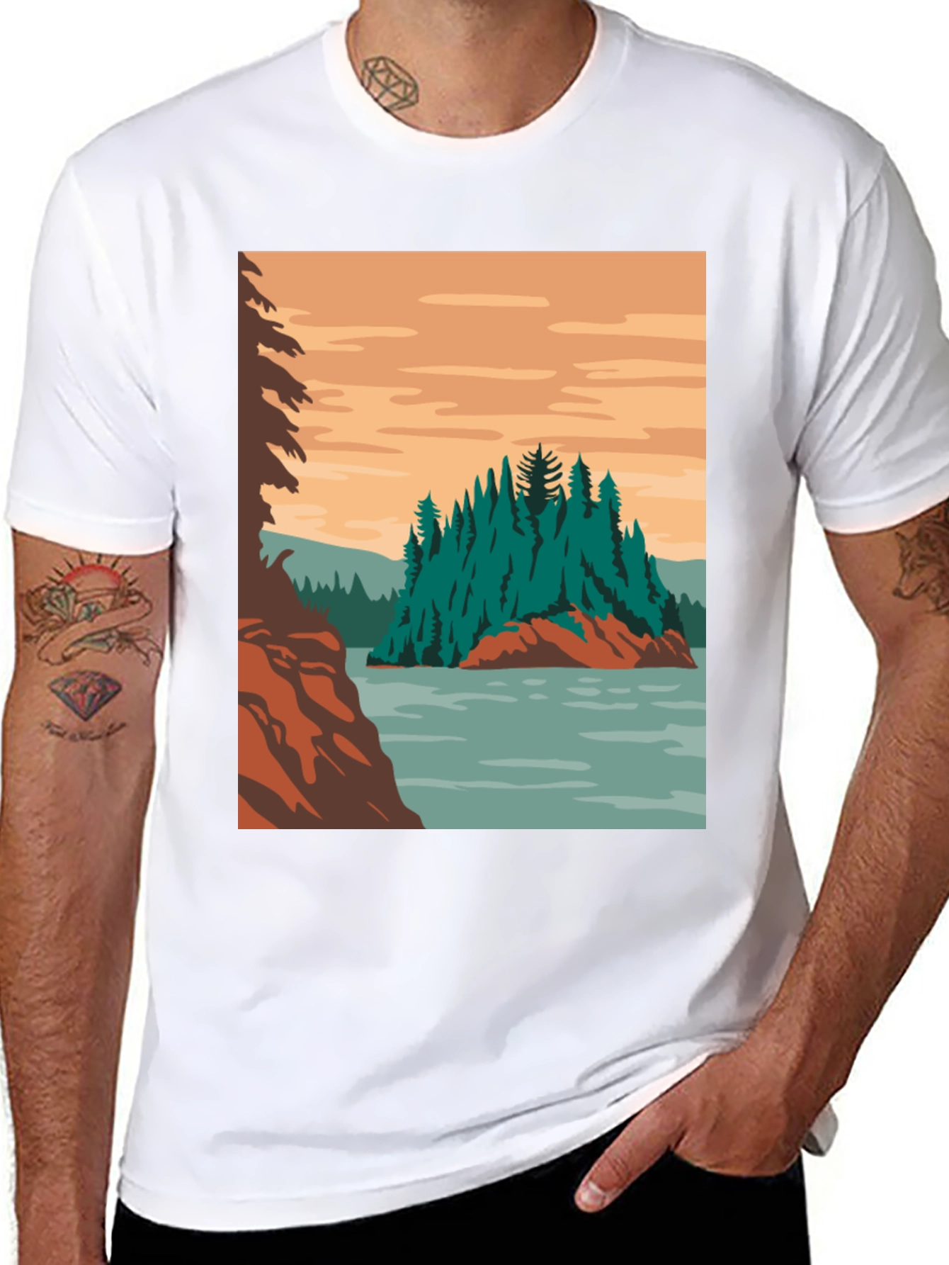 Nature Inspired Graphic Tee