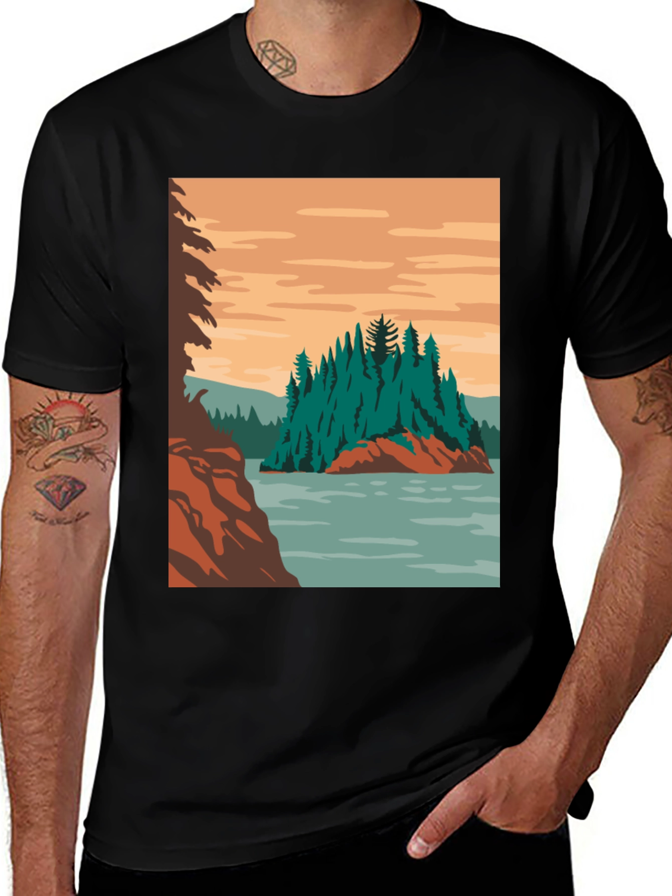 Nature Inspired Graphic Tee