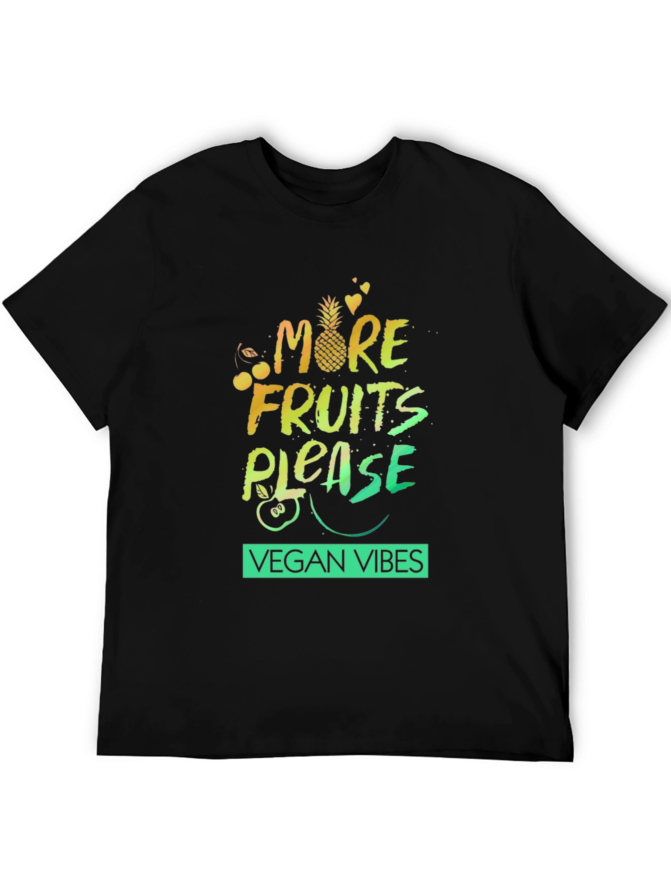 Vegan Vibes Graphic Tee - More Fruits Please!