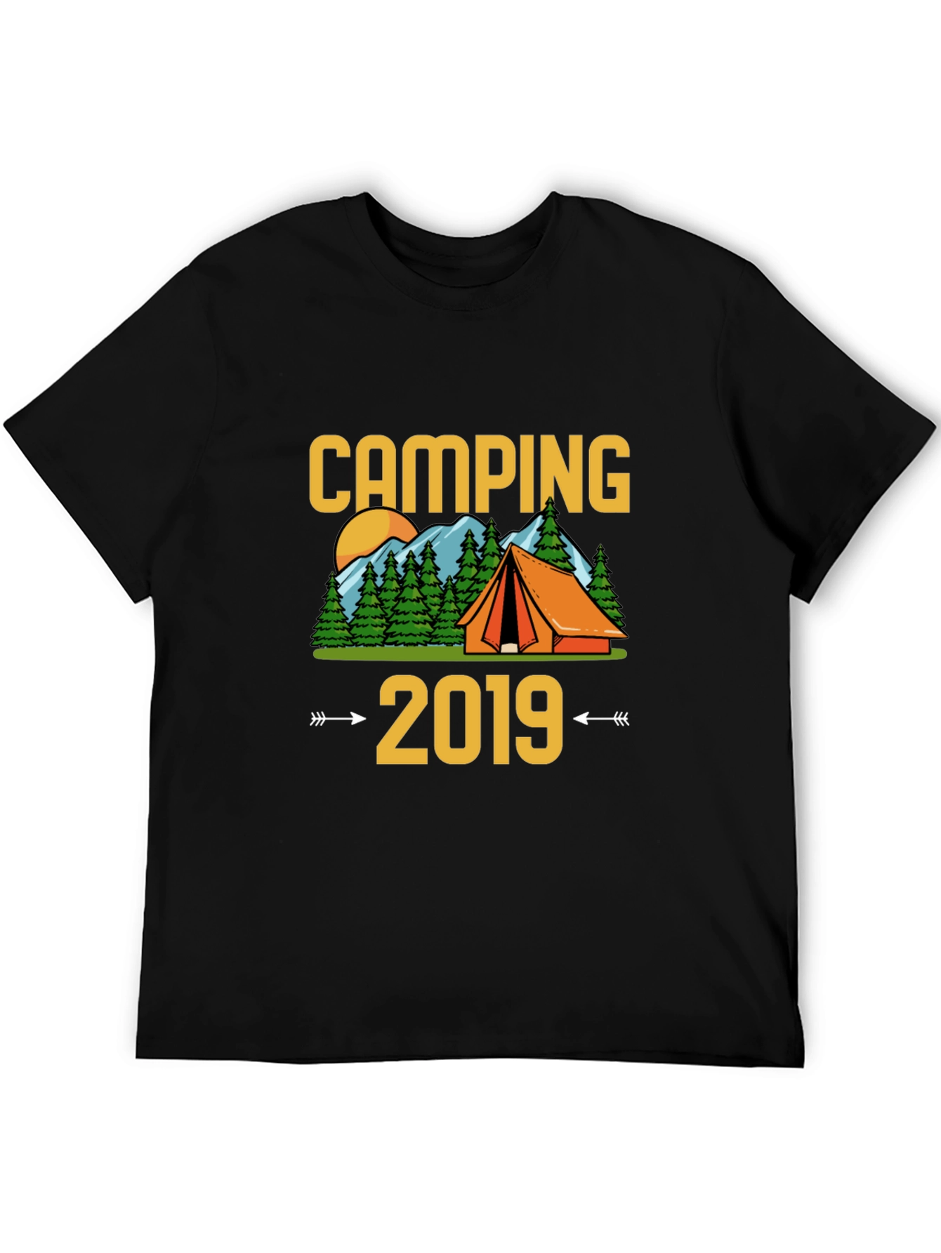Camping 2019 Black T-Shirt