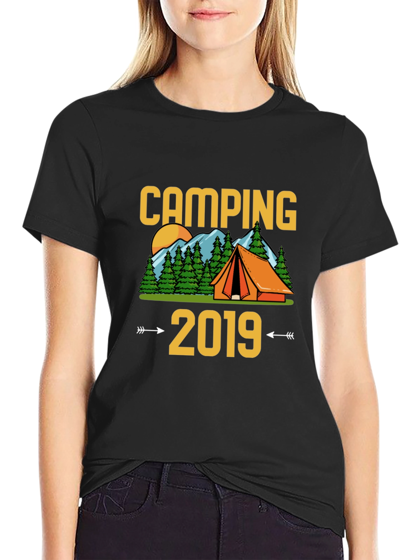 Camping 2019 Black T-Shirt