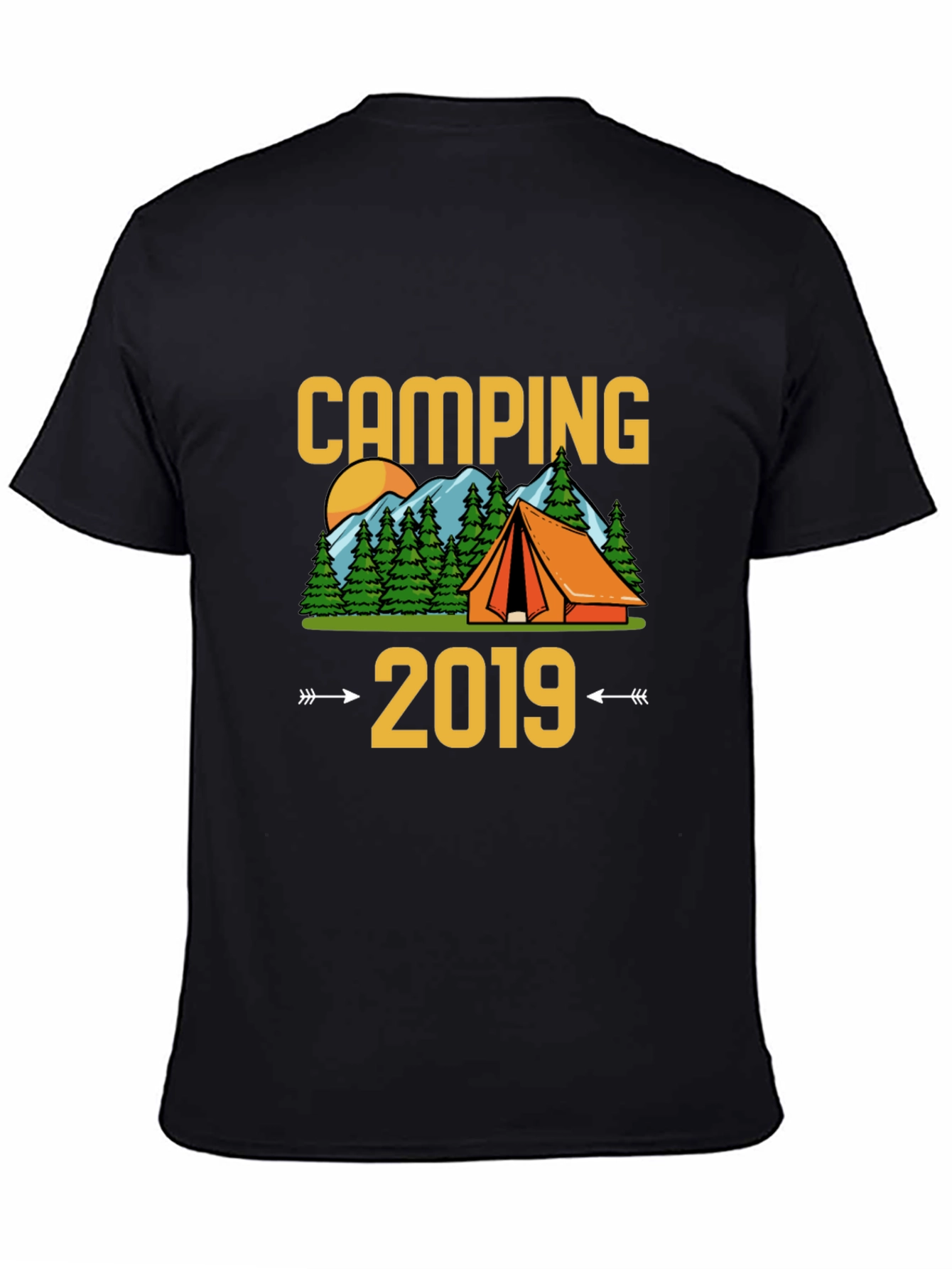 Camping 2019 Black T-Shirt