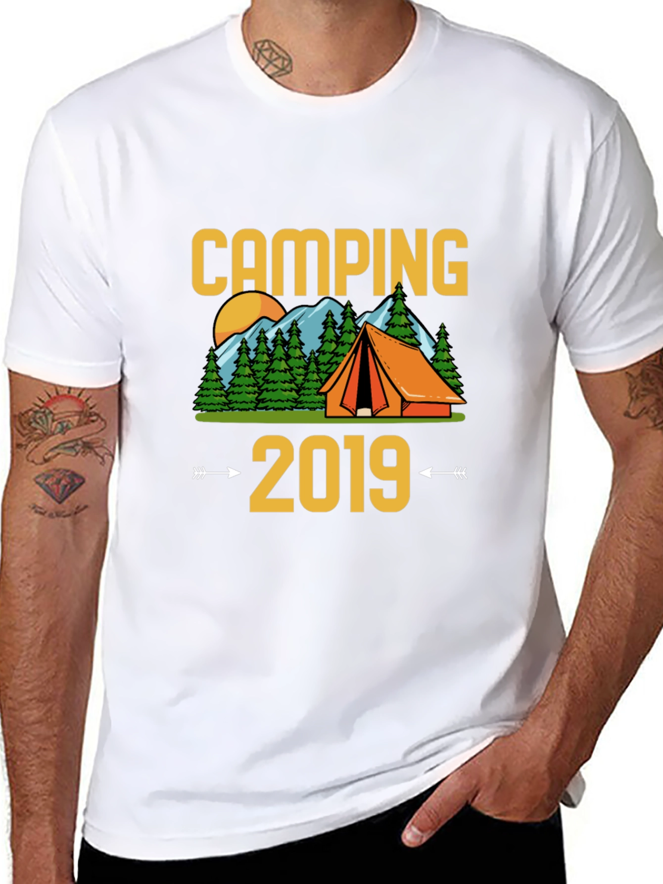 Camping 2019 Black T-Shirt