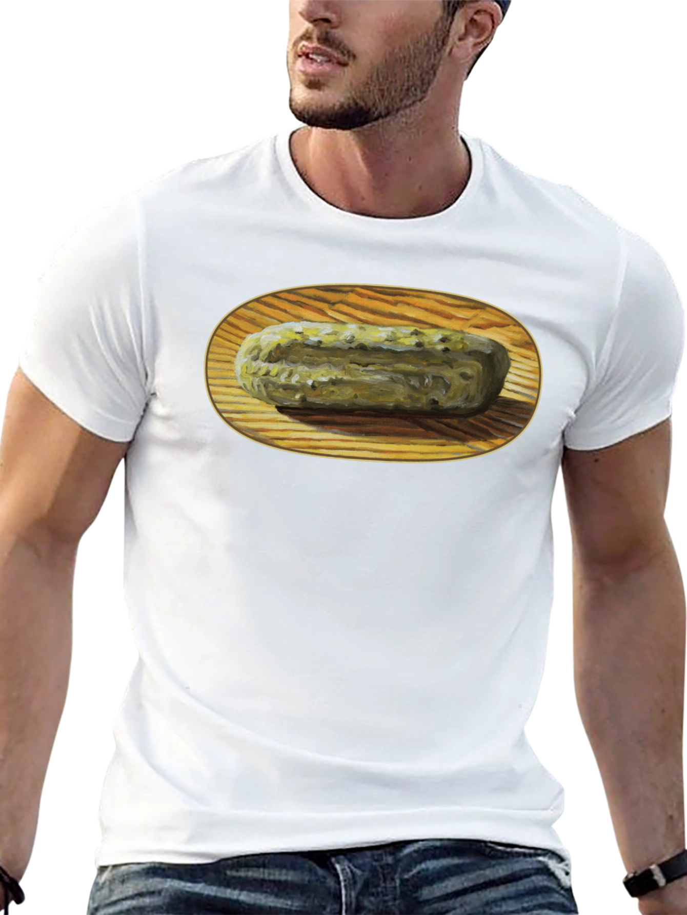 Pickle Art Graphic Tee - Unique Foodie Apparel