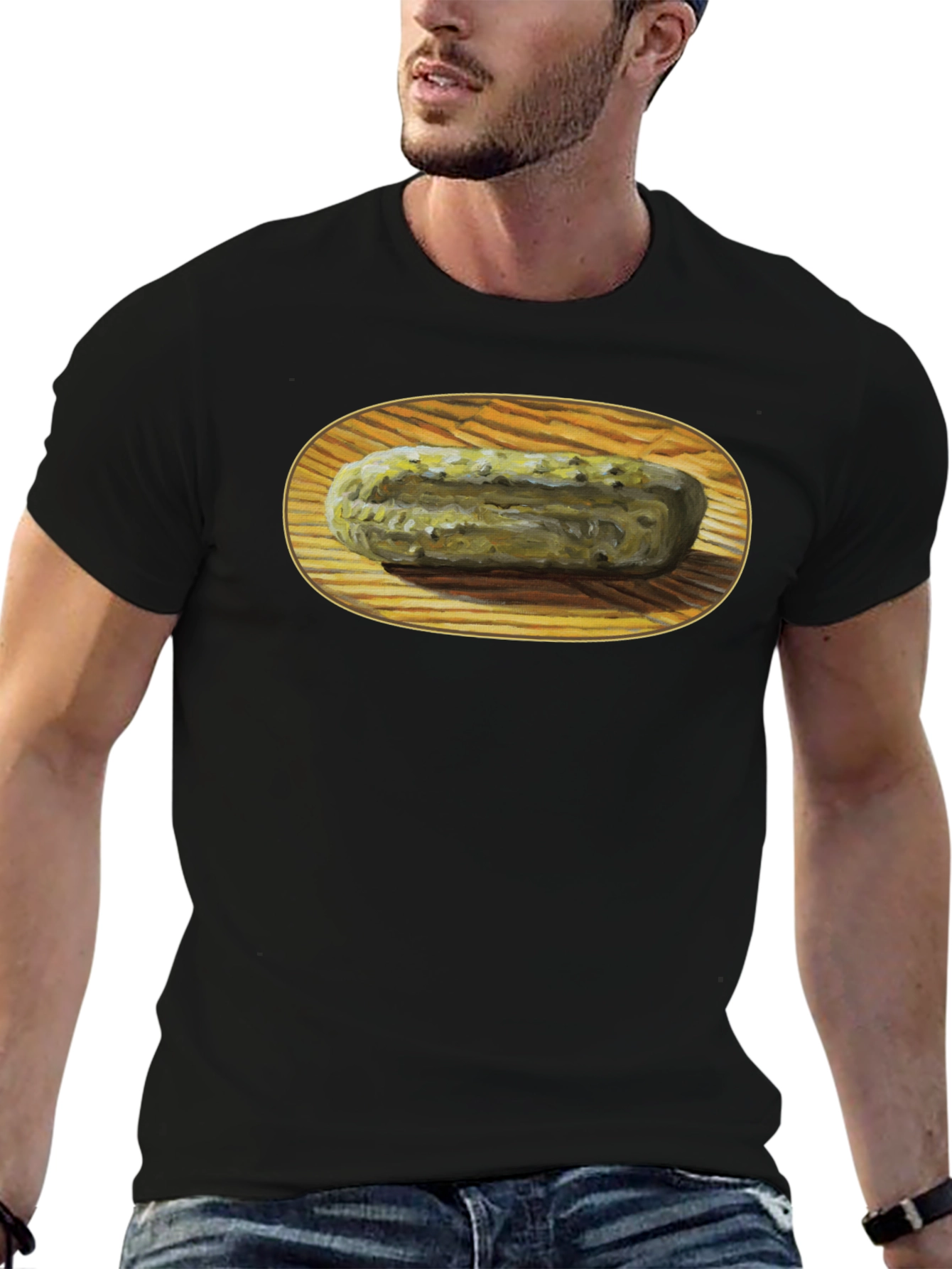 Pickle Art Graphic Tee - Unique Foodie Apparel