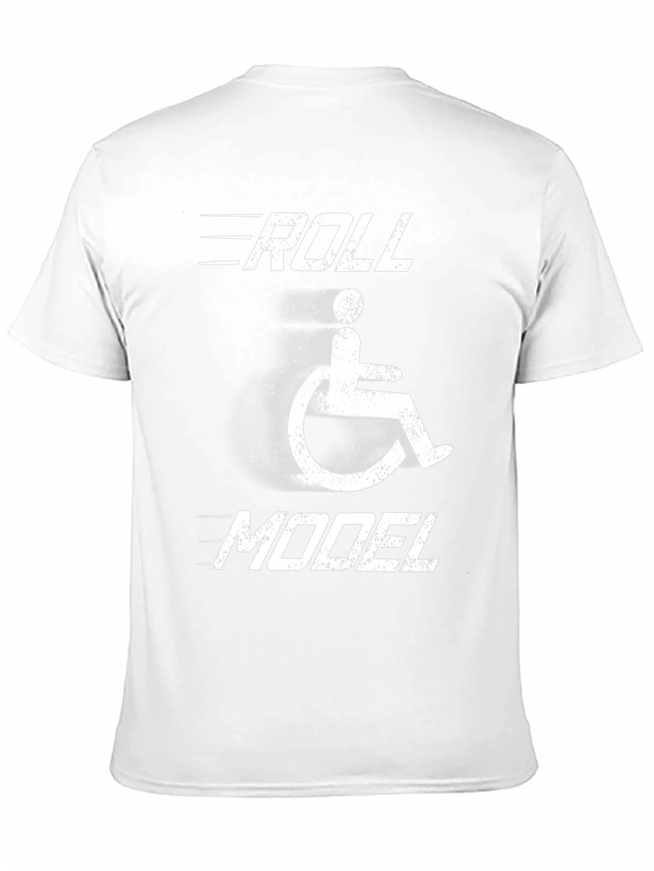 Roll Model Wheelchair T-Shirt - Disability Awareness