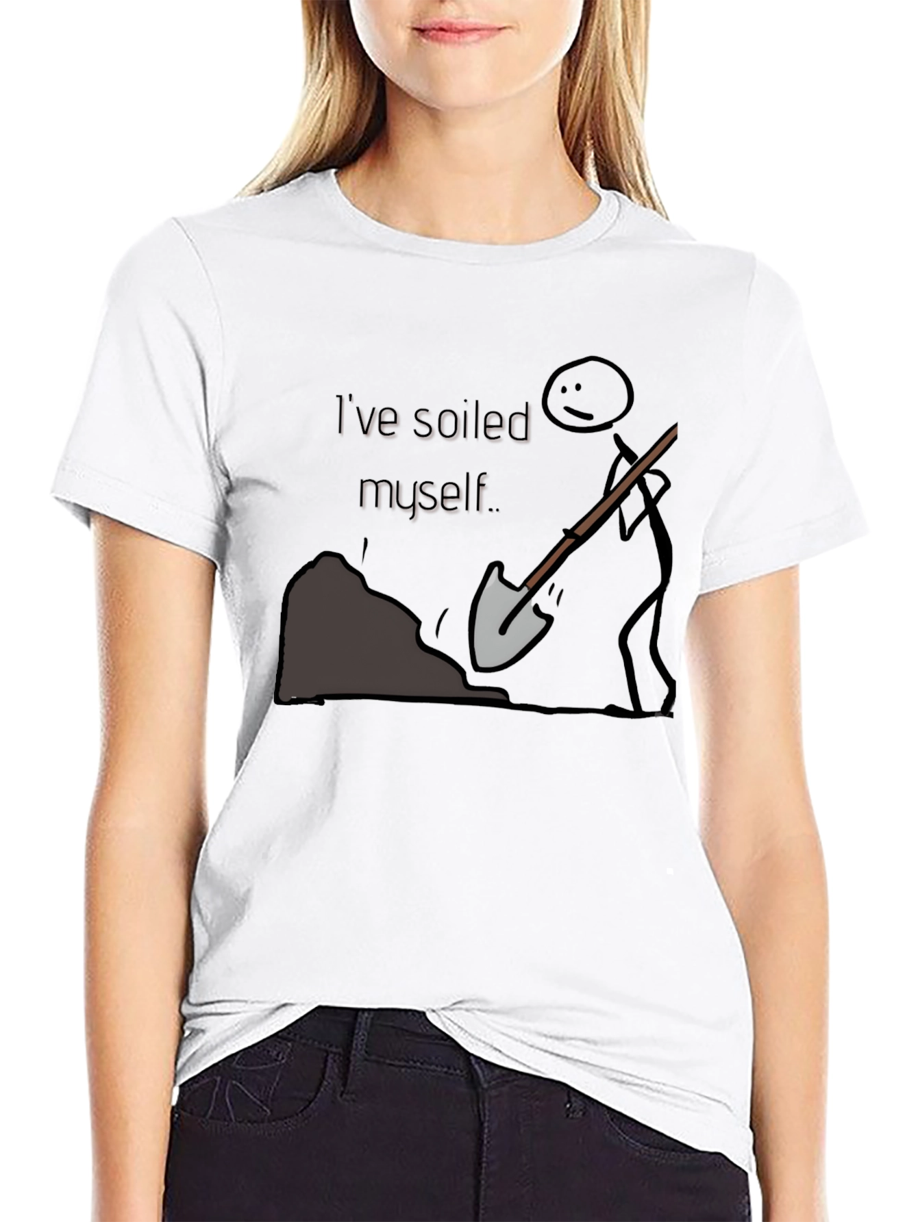 Humorous Ive Soiled Myself Graphic T-Shirt