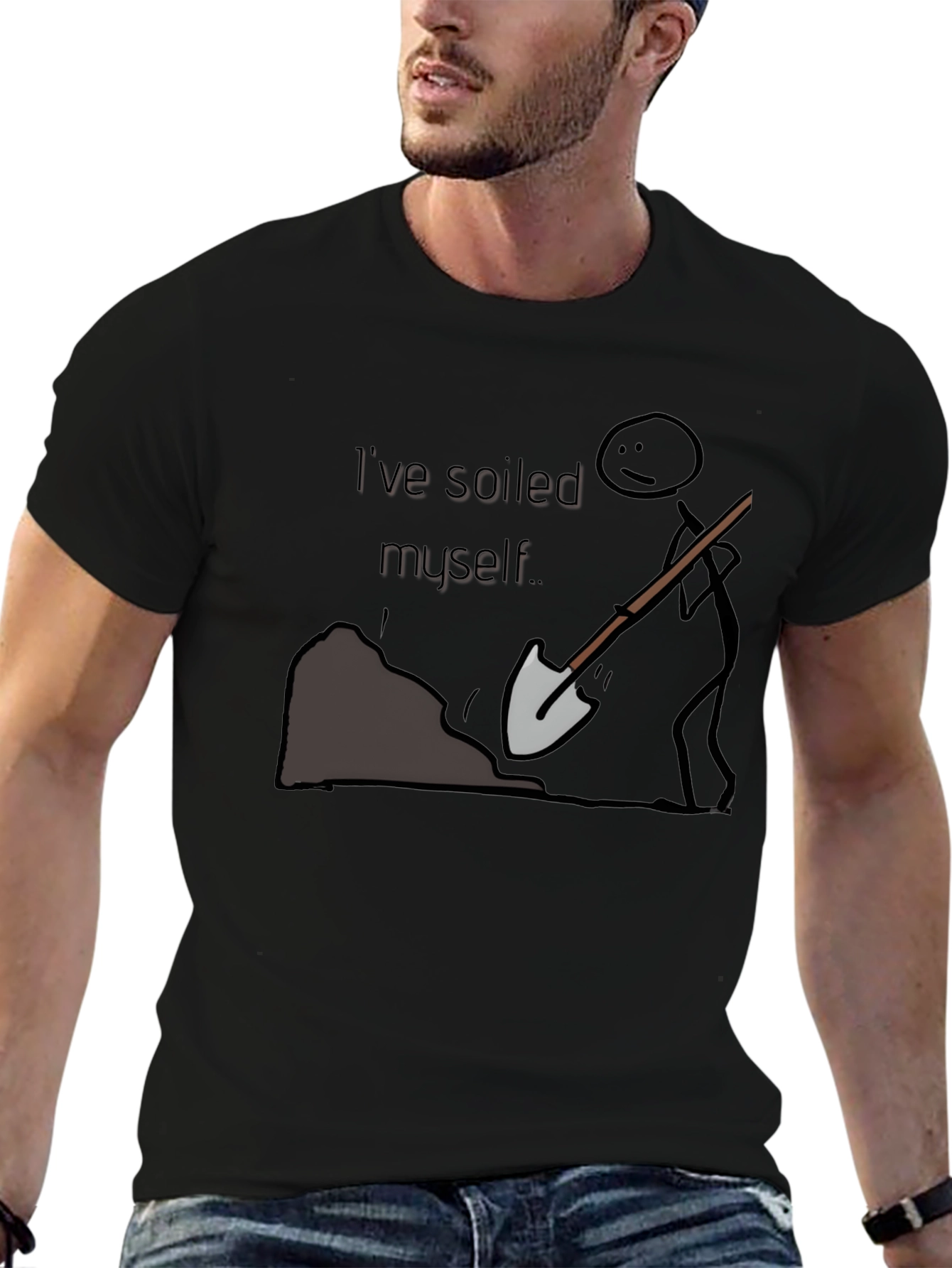 Humorous Ive Soiled Myself Graphic T-Shirt