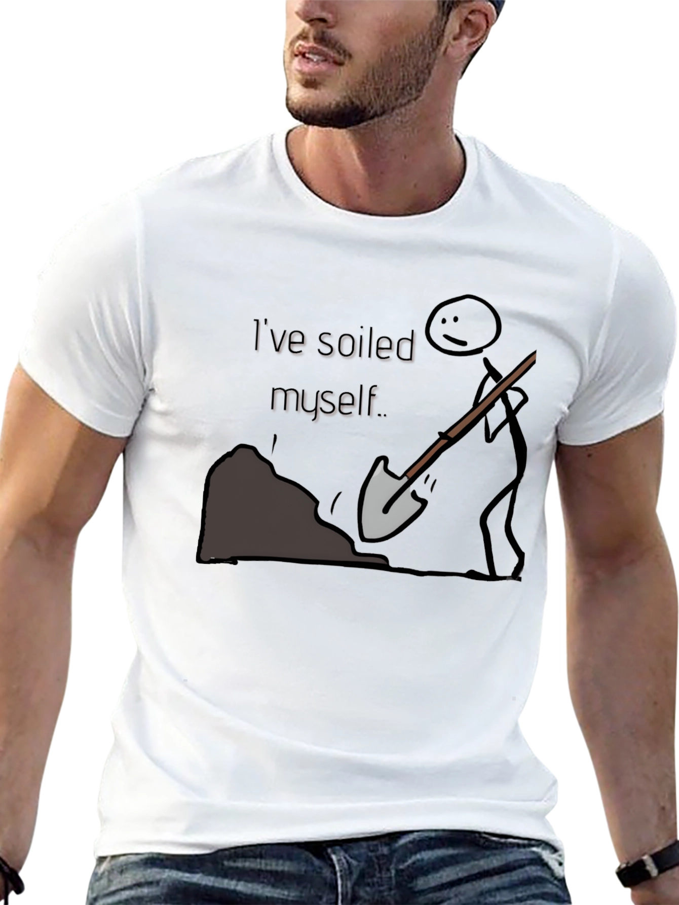 Humorous Ive Soiled Myself Graphic T-Shirt