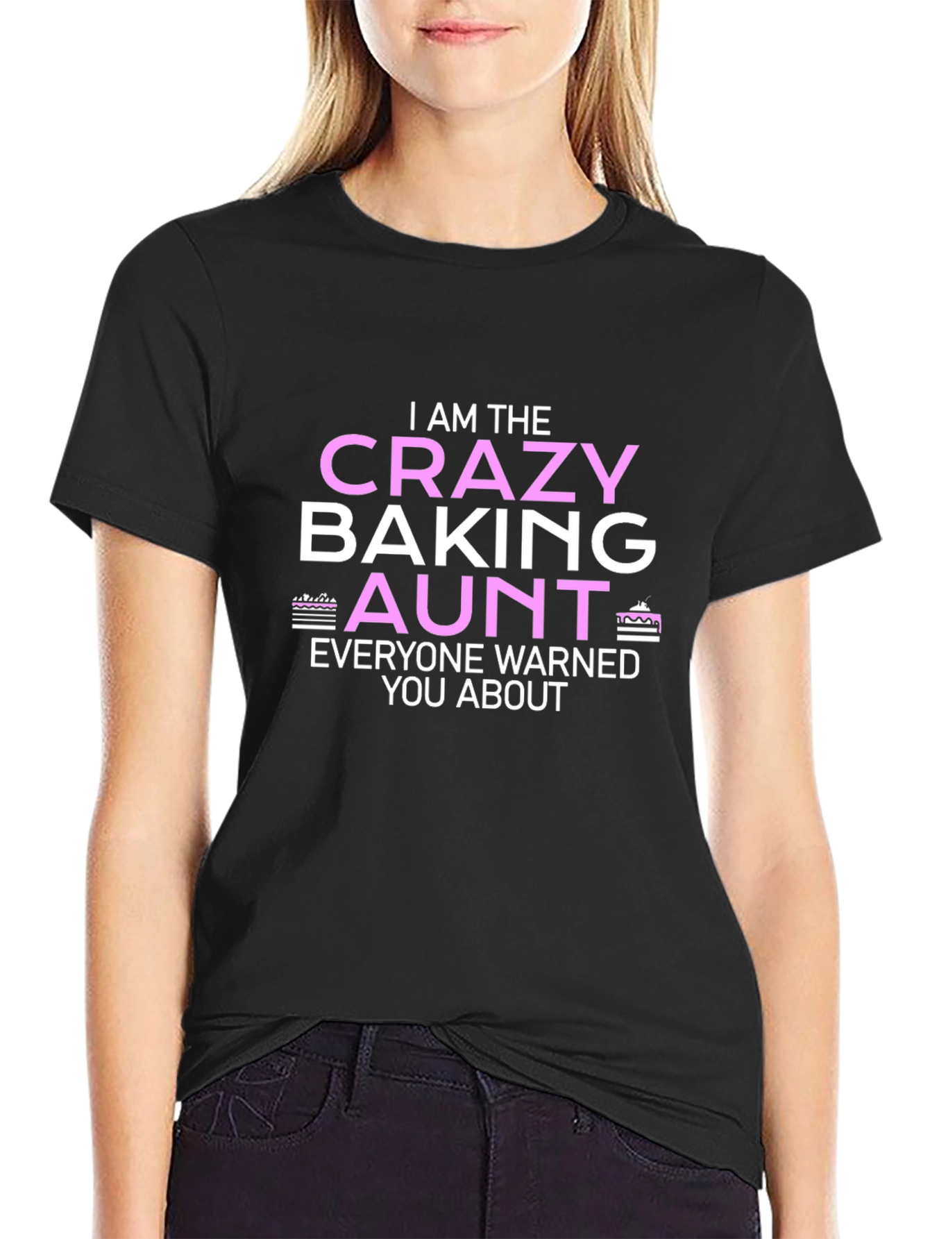 Crazy Baking Aunt T-Shirt - Novelty Fun Gift