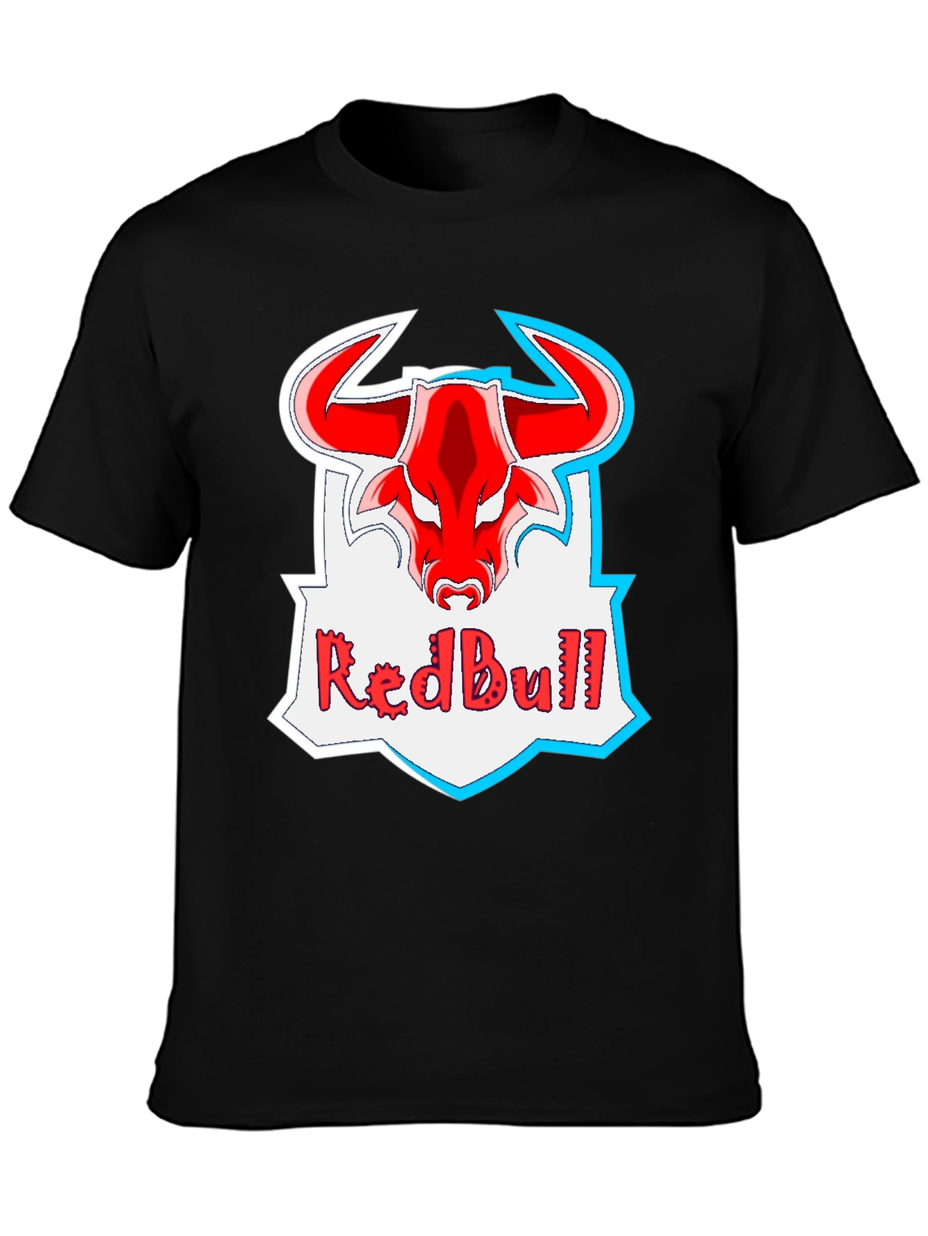 Red Bull Logo Black T-Shirt