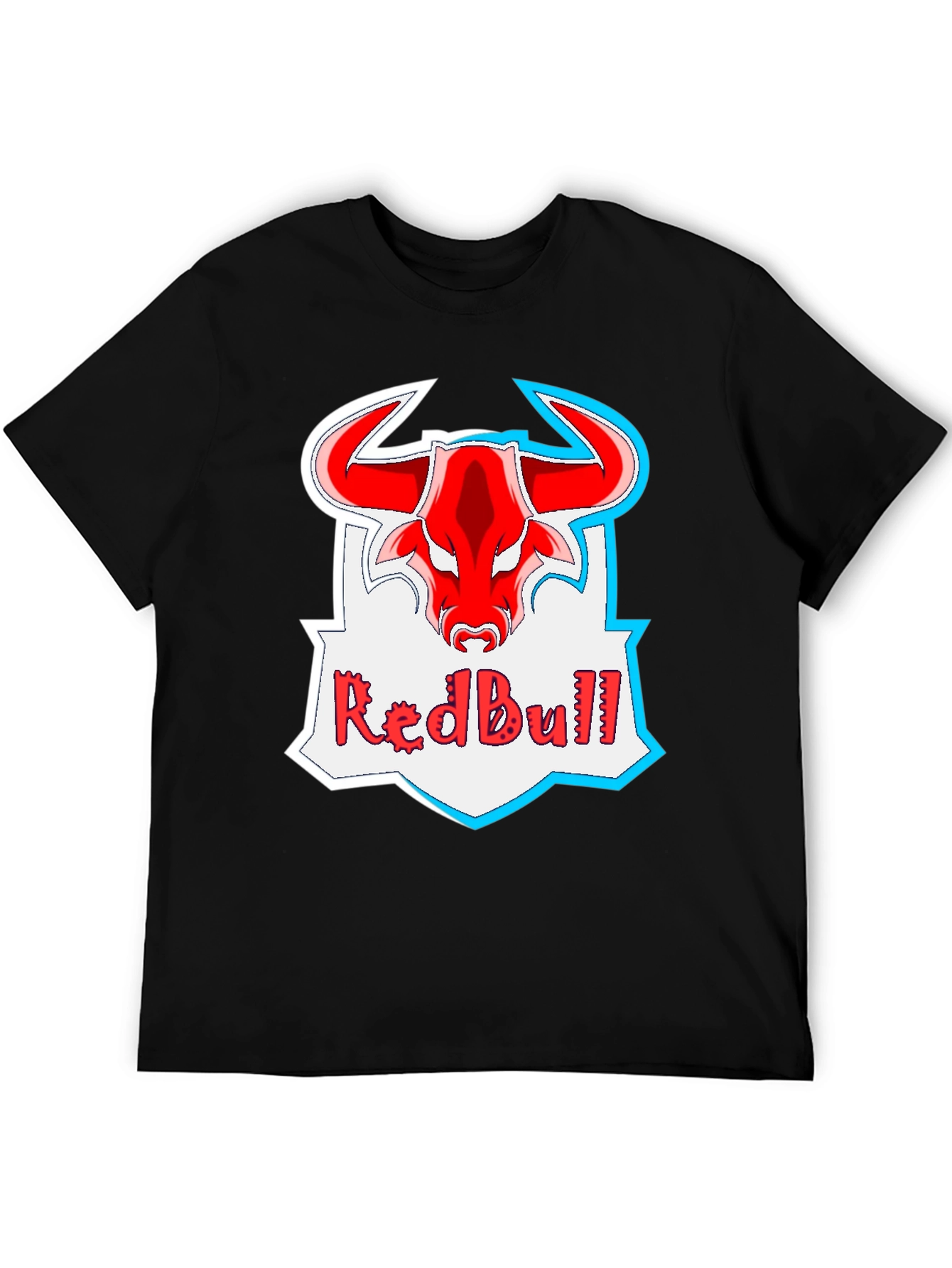 Red Bull Logo Black T-Shirt