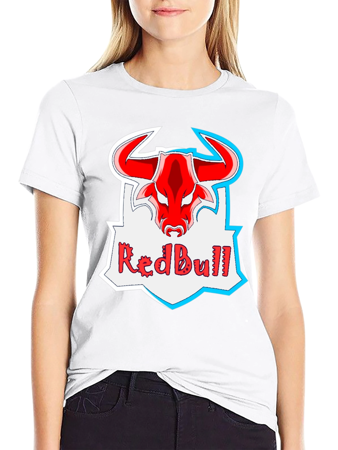 Red Bull Logo Black T-Shirt