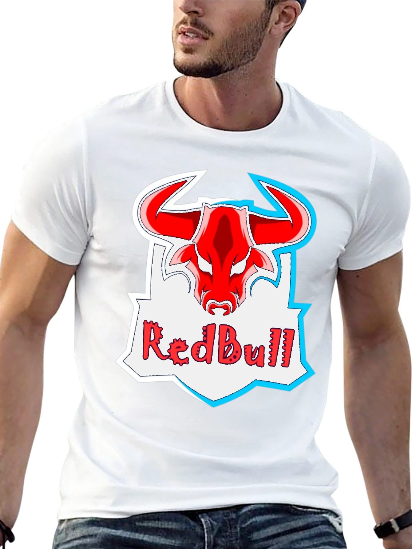 Red Bull Logo Black T-Shirt