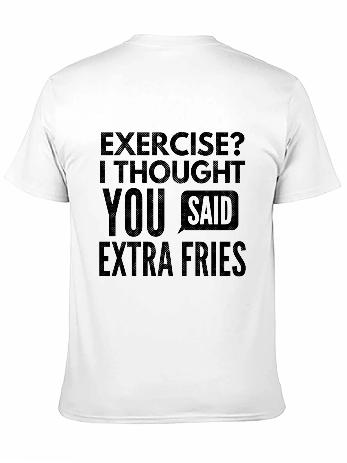 Funny Extra Fries Graphic T-Shirt