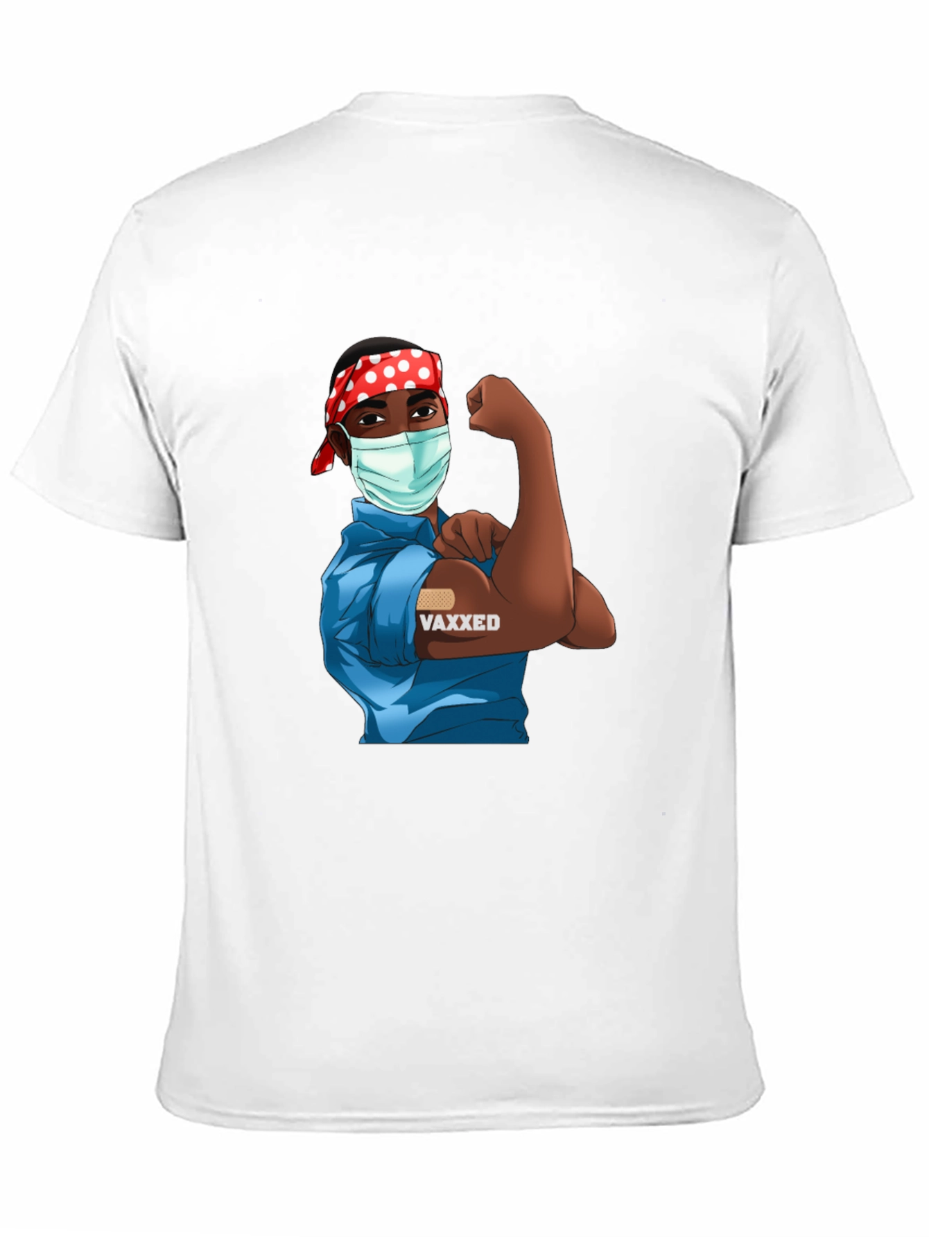 Vaxxed Cartoon T-Shirt - Black