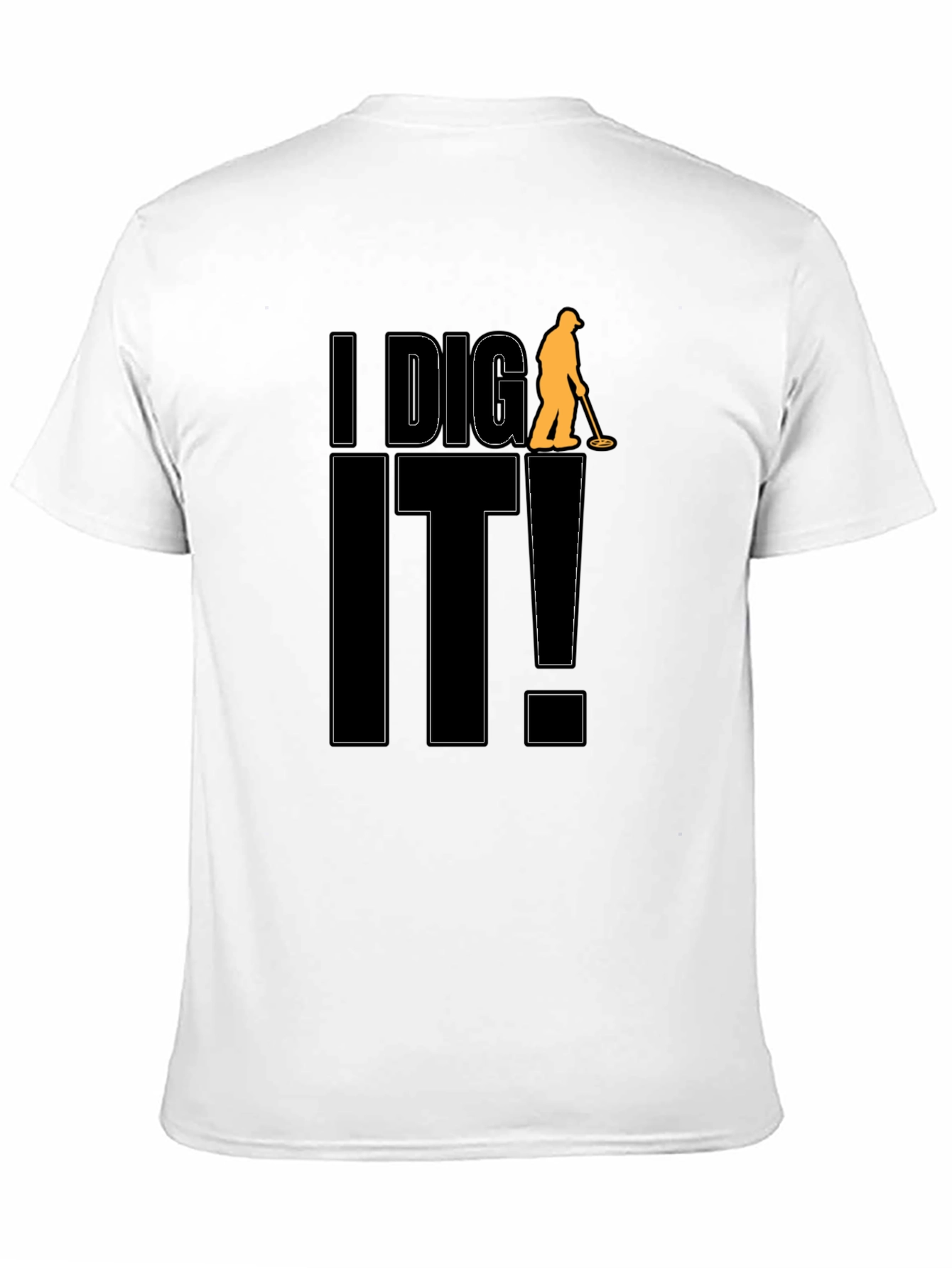 I Dig It! Black Graphic T-Shirt