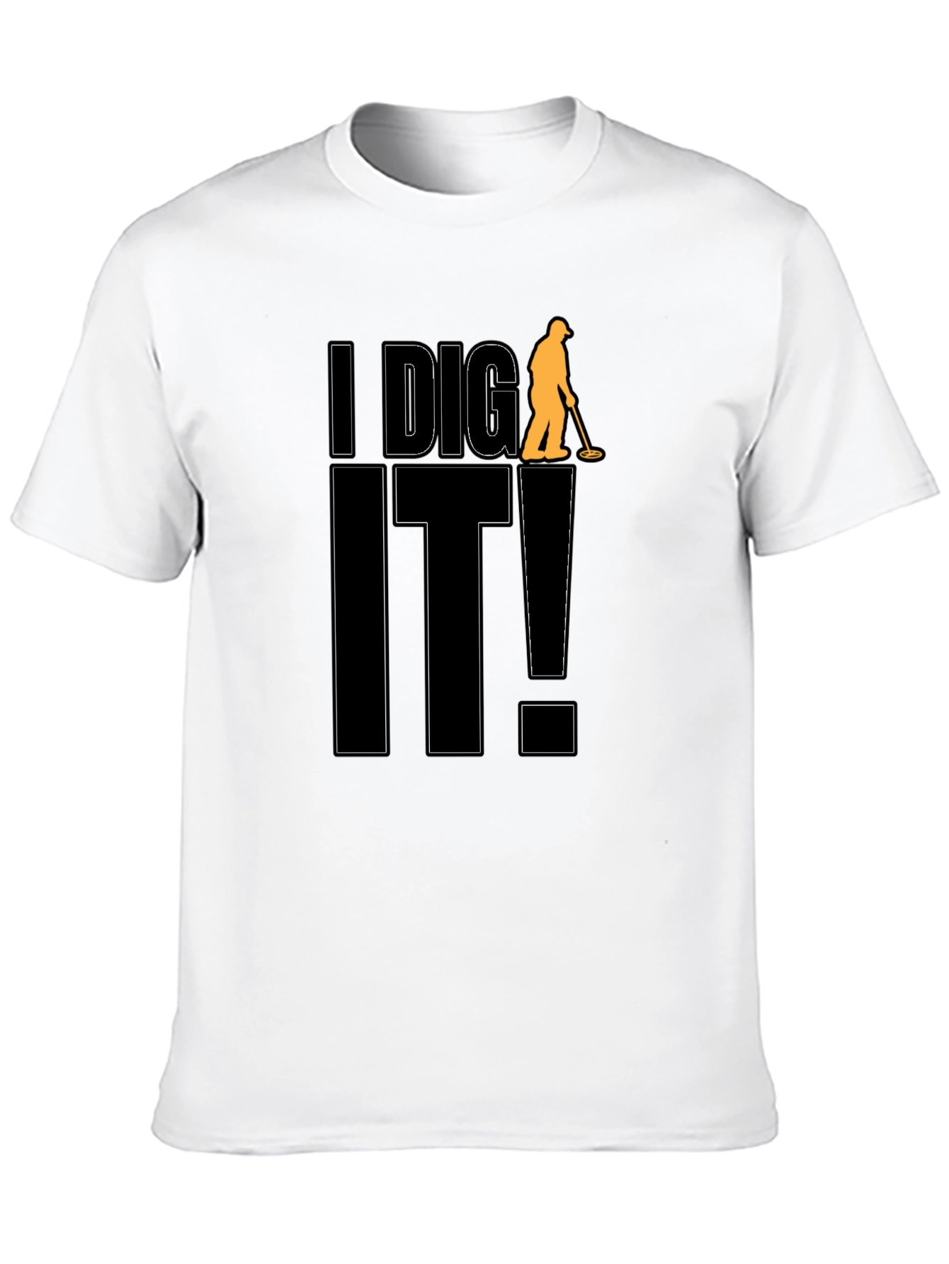 I Dig It! Black Graphic T-Shirt