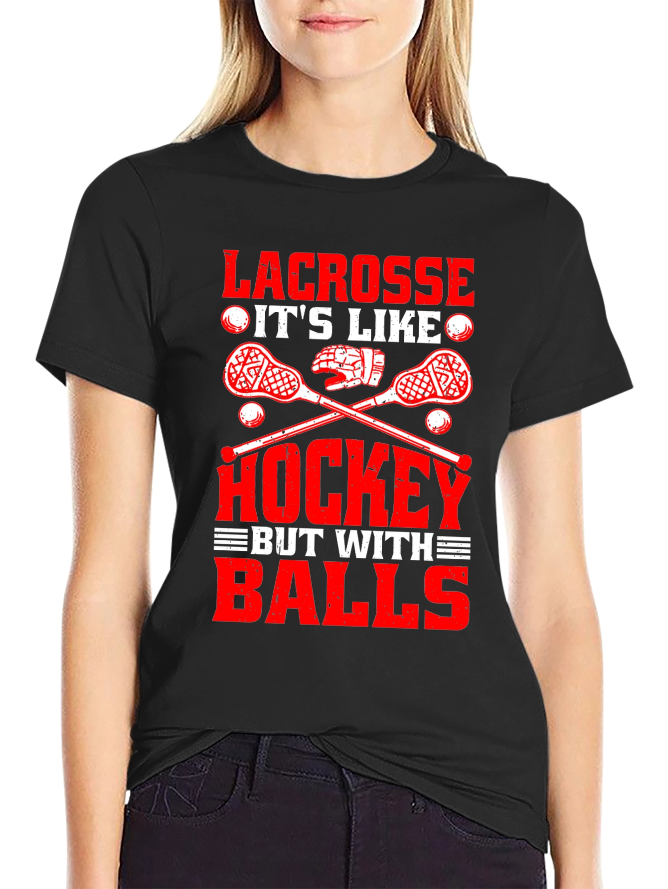 Lacrosse Hockey Balls T-Shirt