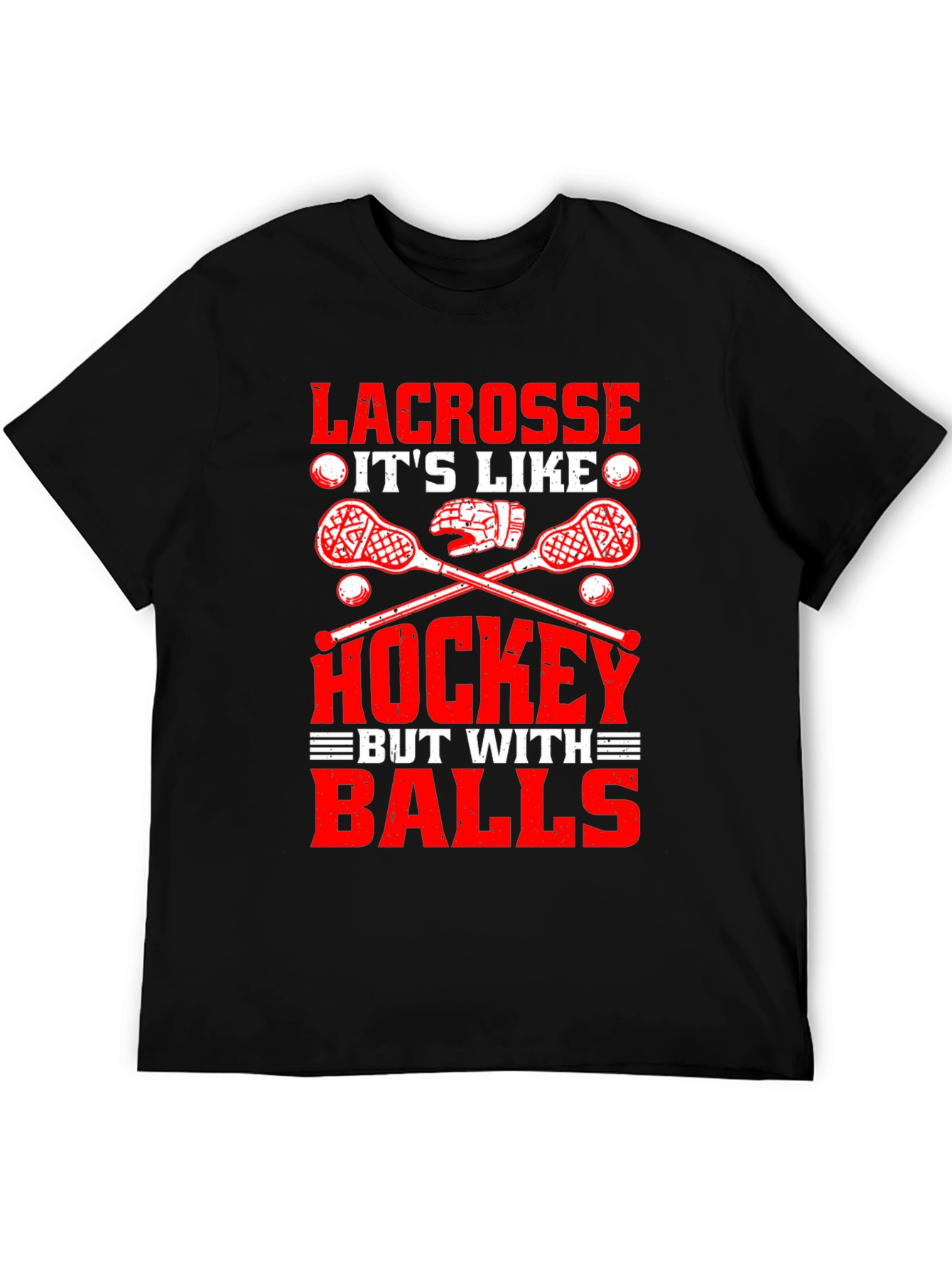 Lacrosse Hockey Balls T-Shirt