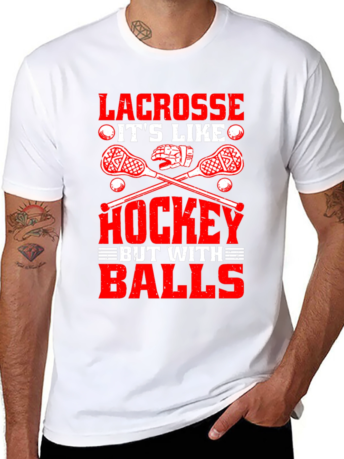 Lacrosse Hockey Balls T-Shirt