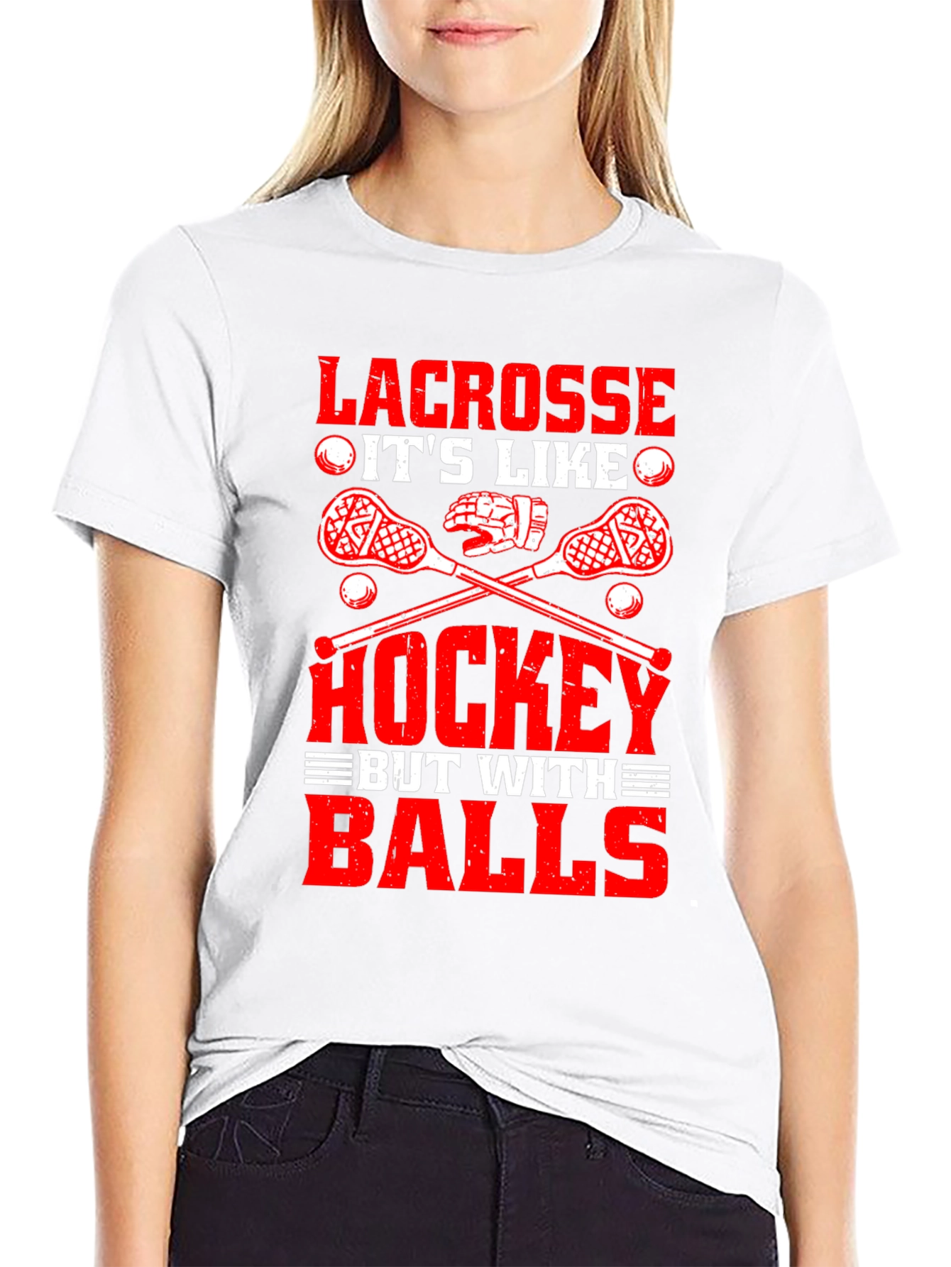Lacrosse Hockey Balls T-Shirt
