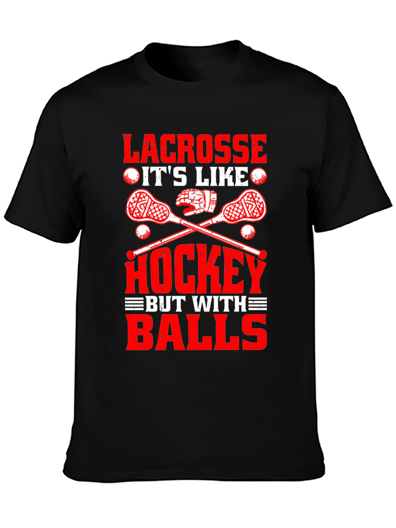 Lacrosse Hockey Balls T-Shirt