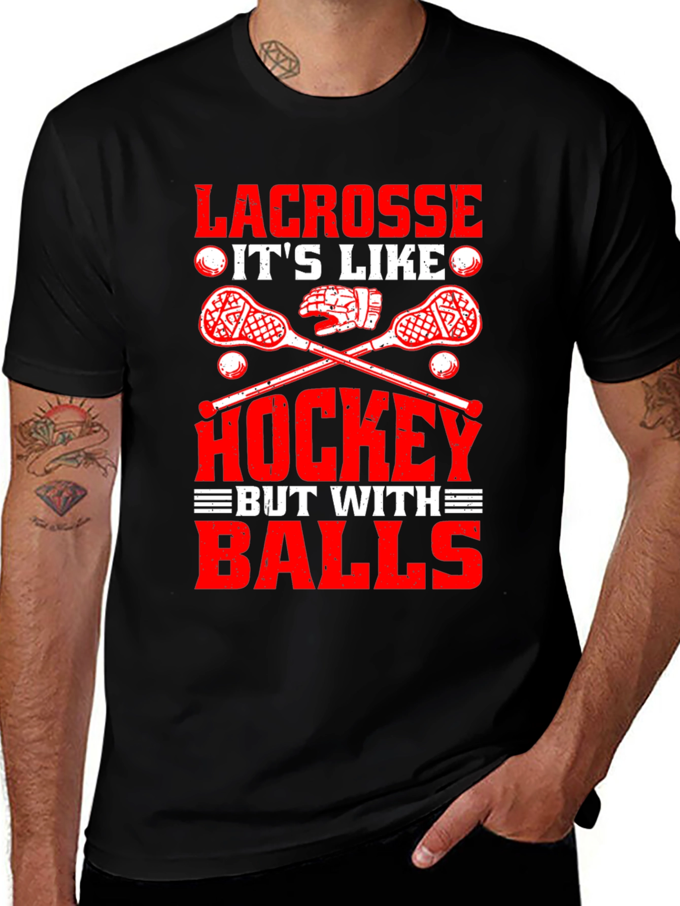 Lacrosse Hockey Balls T-Shirt