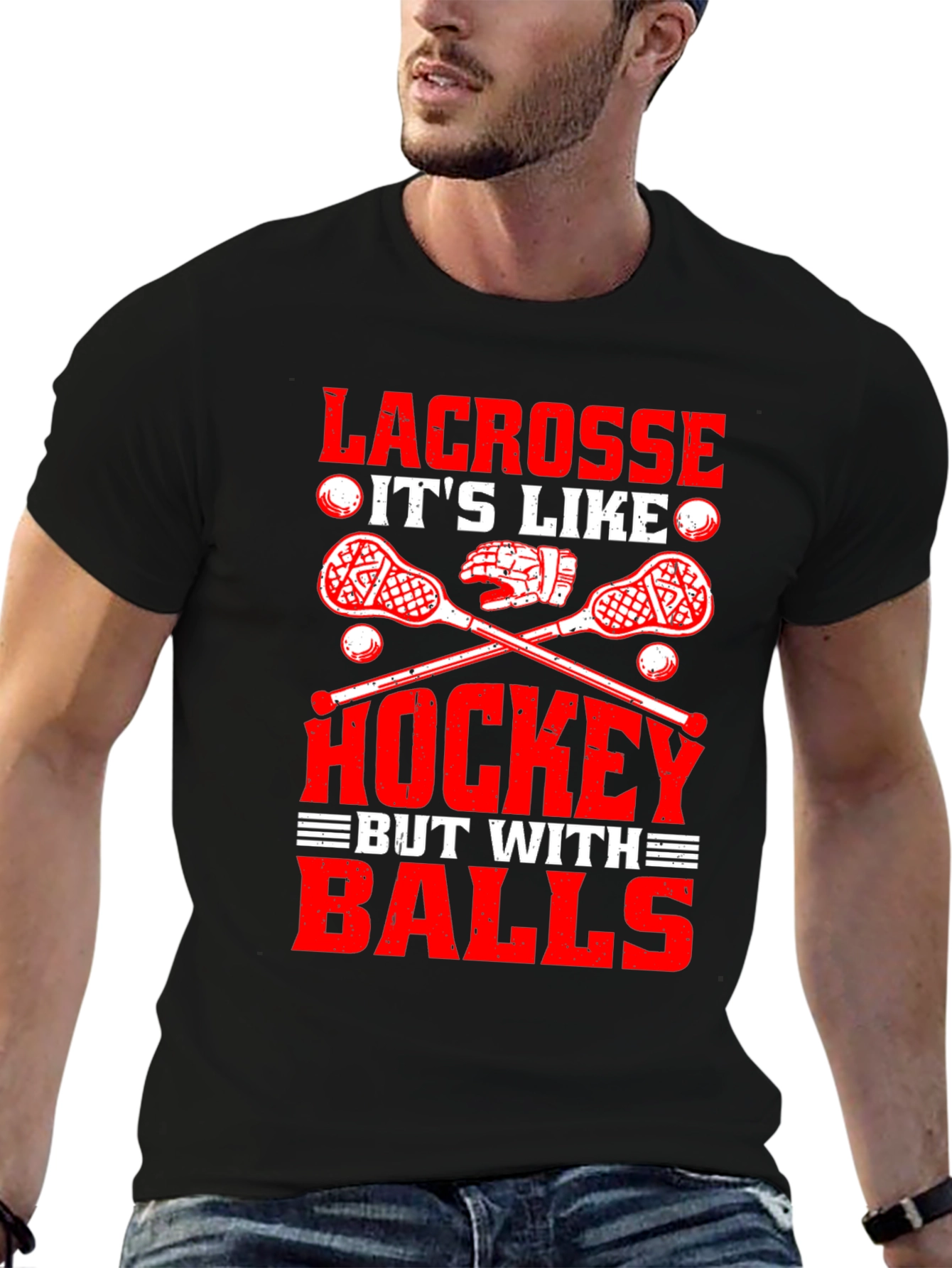 Lacrosse Hockey Balls T-Shirt