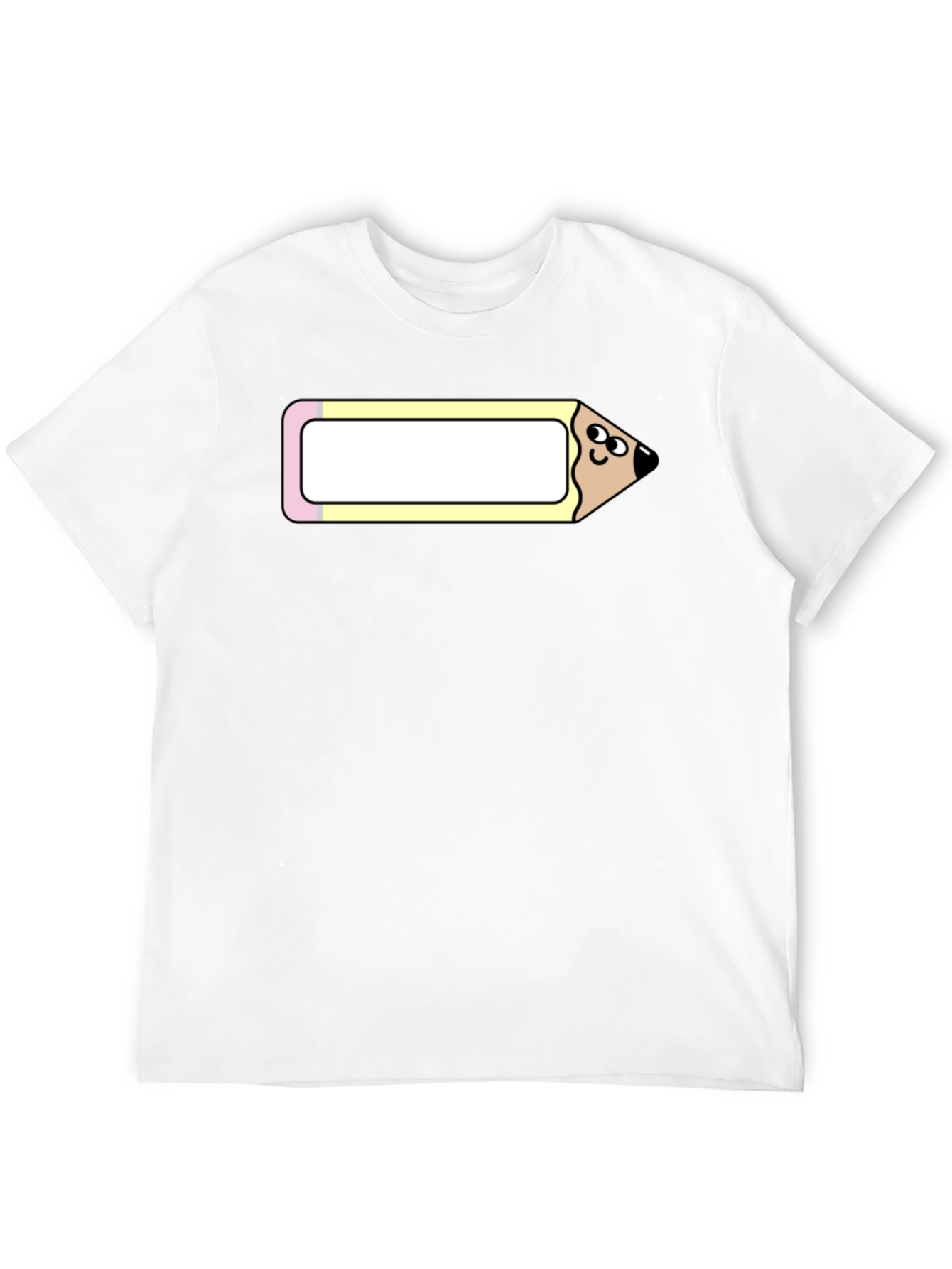 Funny Cartoon Pencil Graphic Tee