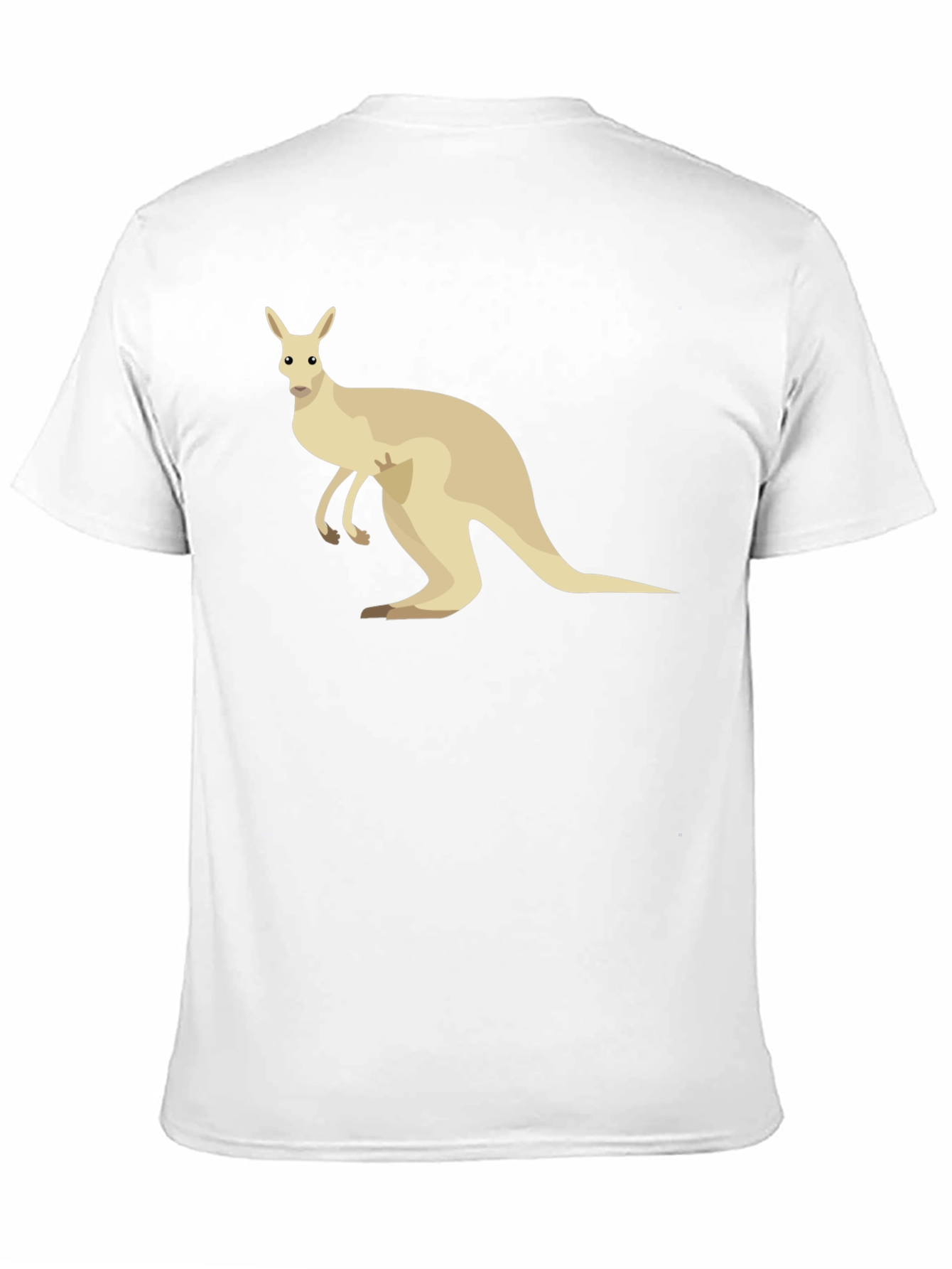 Kangaroo Graphic Tee - Casual Cotton T-Shirt