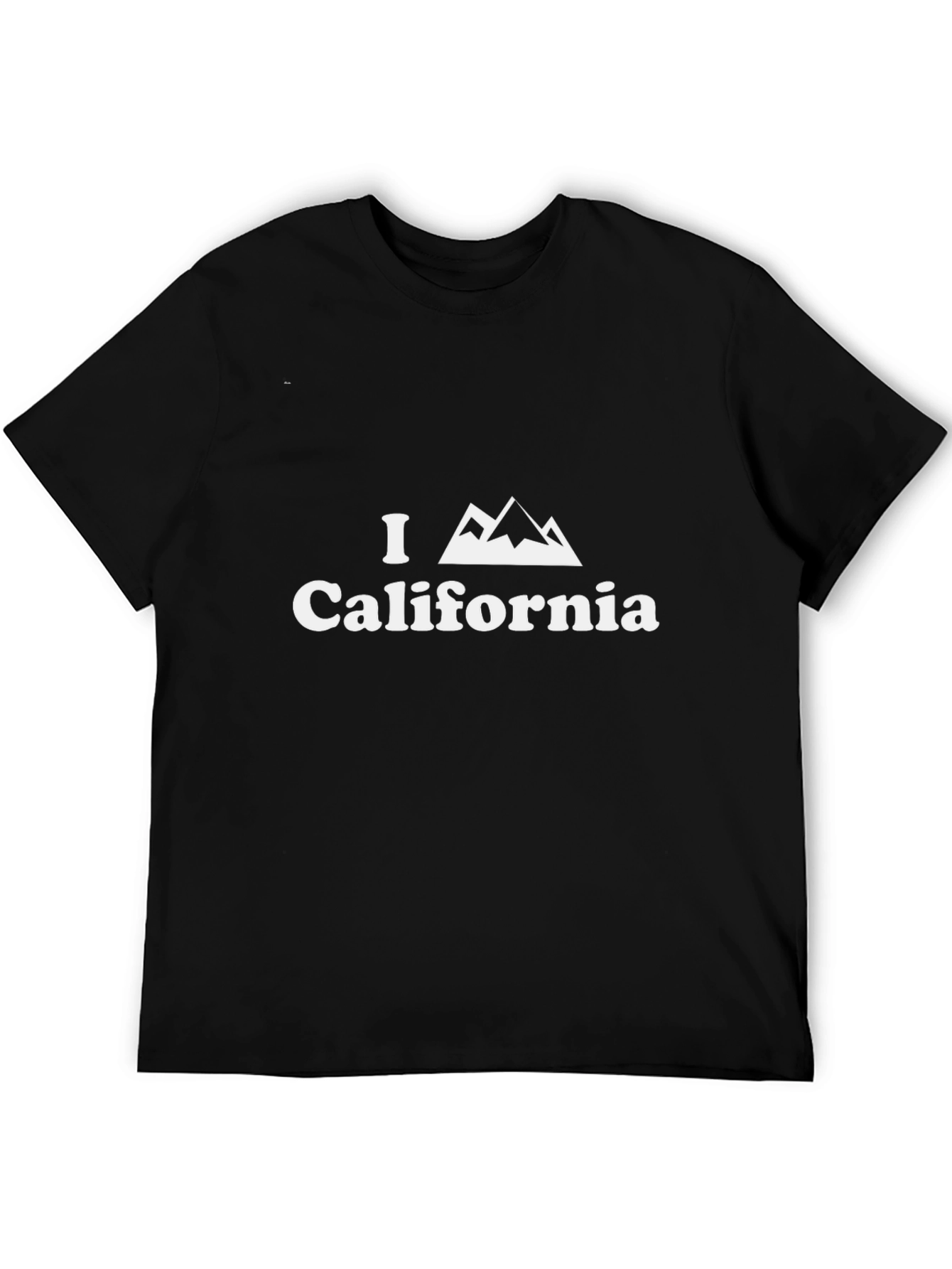 I Love California Mountain Graphic T-Shirt