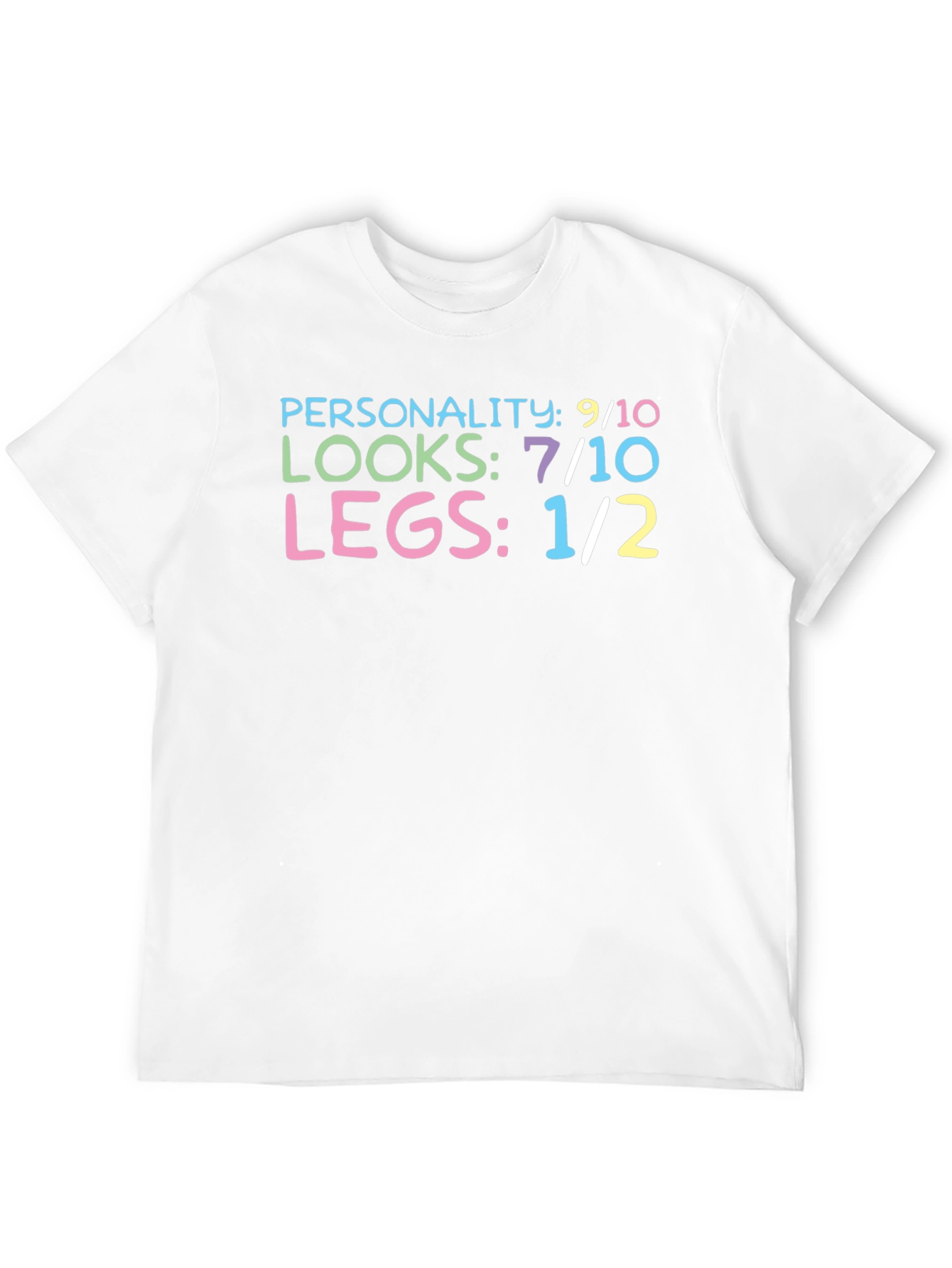 Funny Personality Looks Legs Graphic T-Shirt