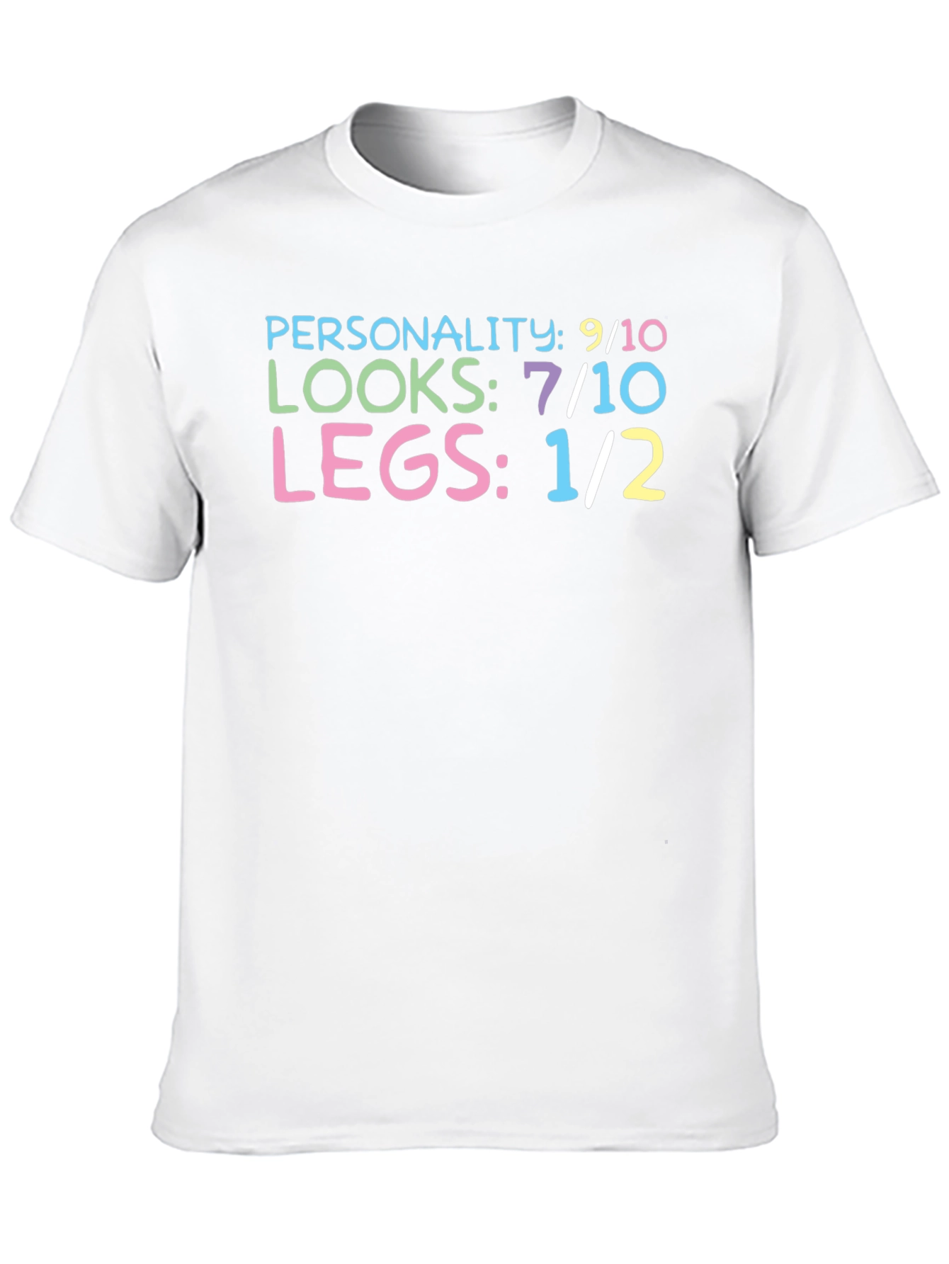 Funny Personality Looks Legs Graphic T-Shirt