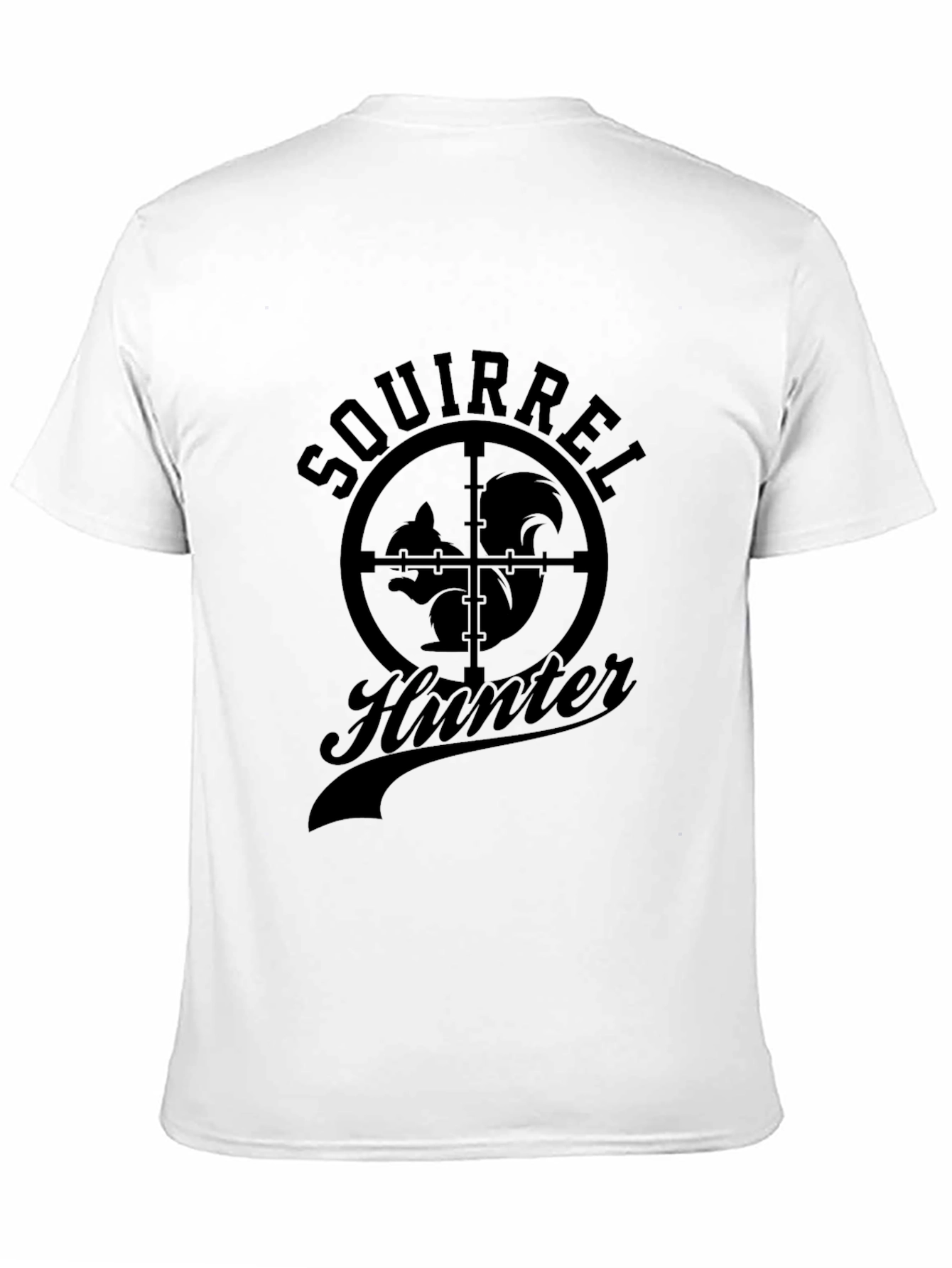 Squirrel Hunter Graphic Tee - Novelty T-Shirt