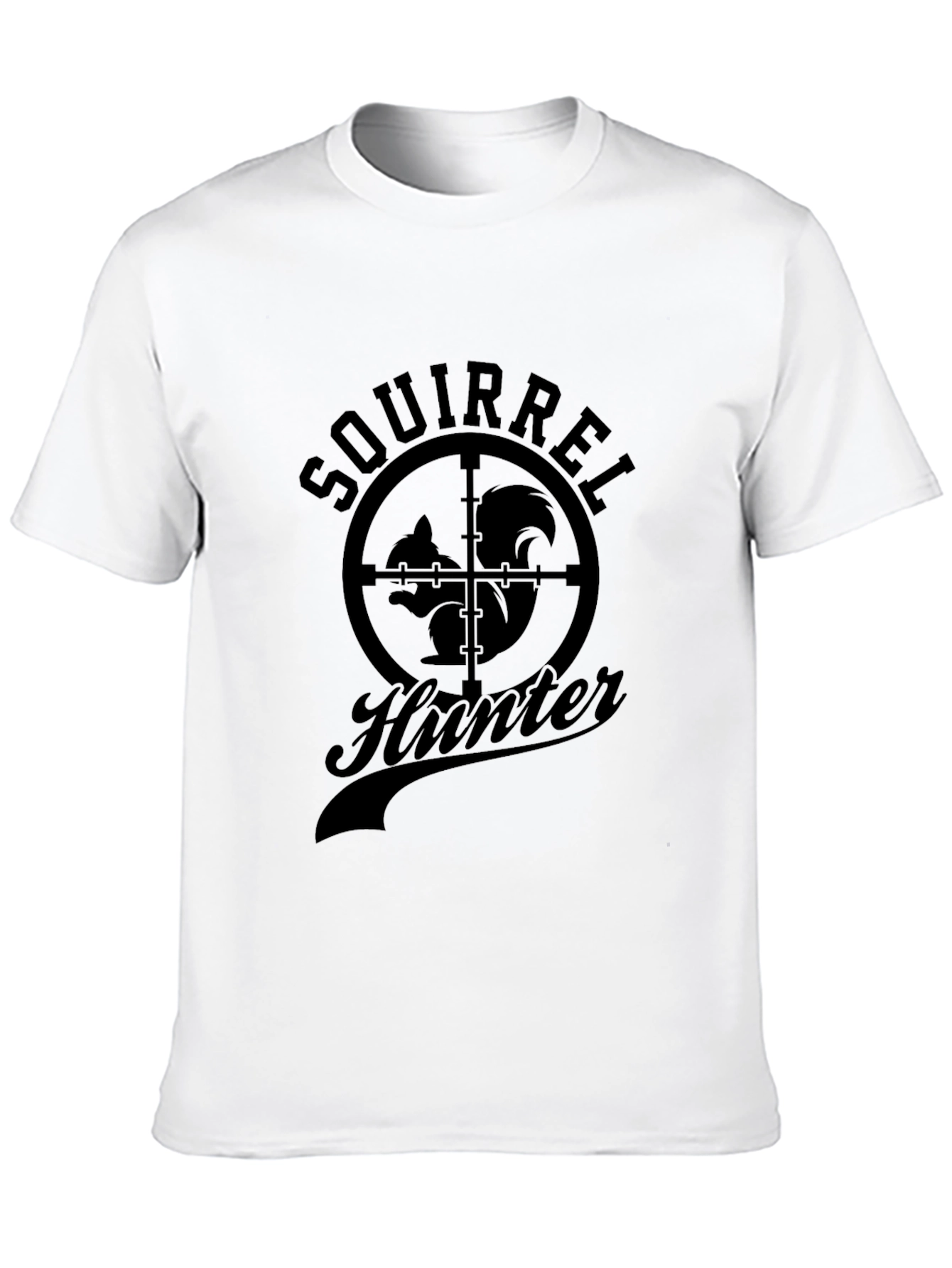 Squirrel Hunter Graphic Tee - Novelty T-Shirt