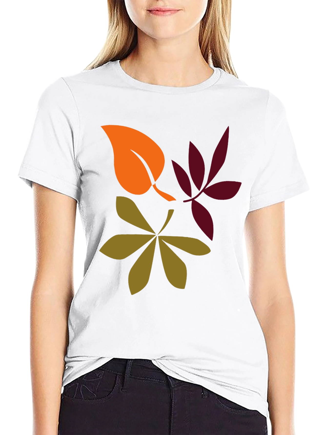 Autumn Leaf T-Shirt - Nature Inspired Design