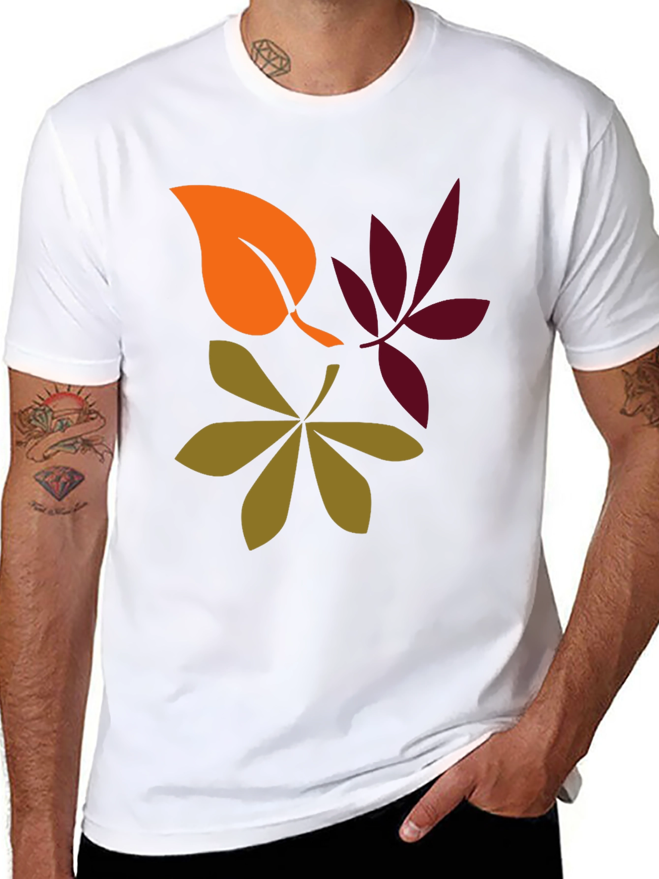 Autumn Leaf T-Shirt - Nature Inspired Design
