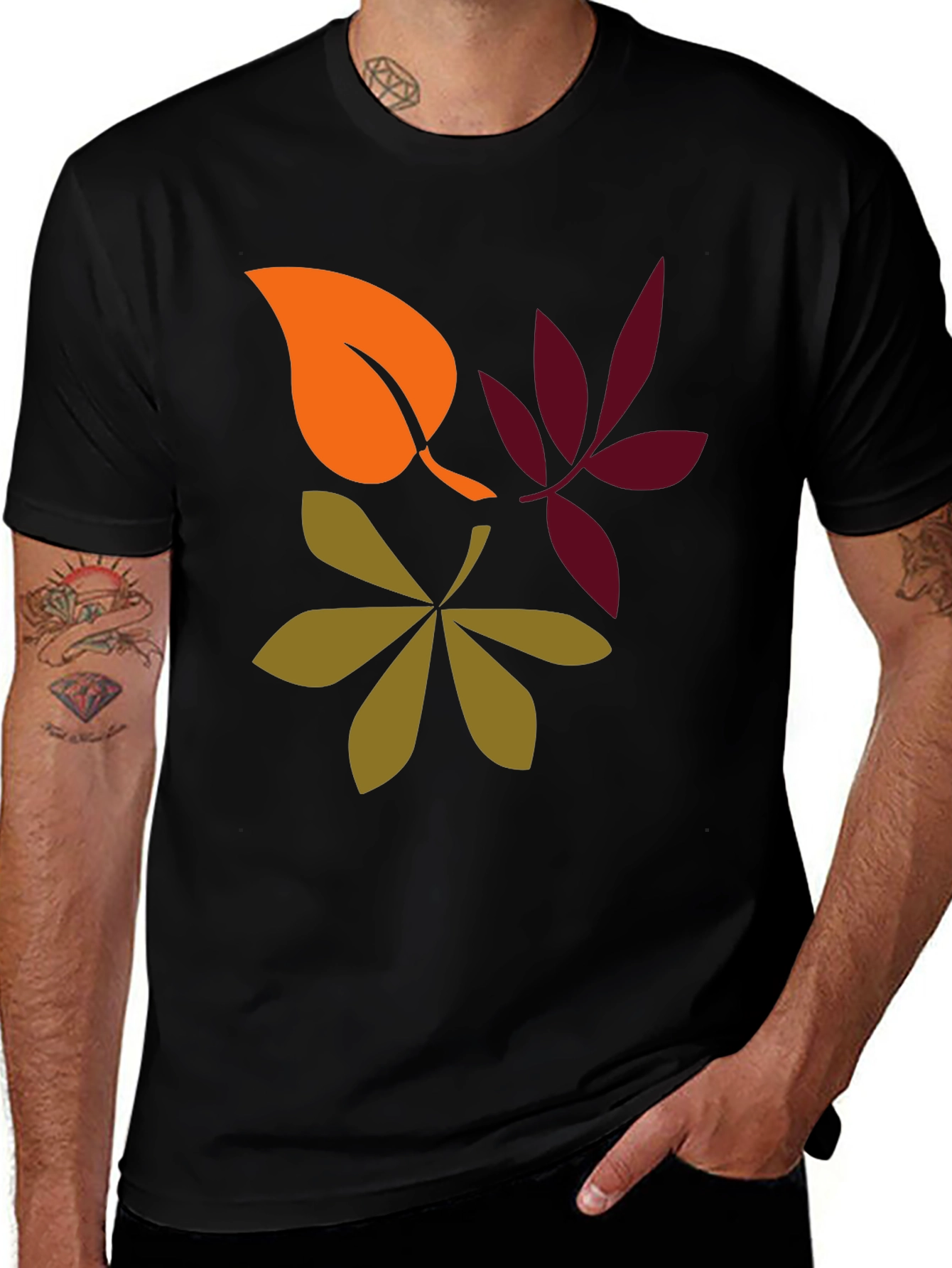 Autumn Leaf T-Shirt - Nature Inspired Design