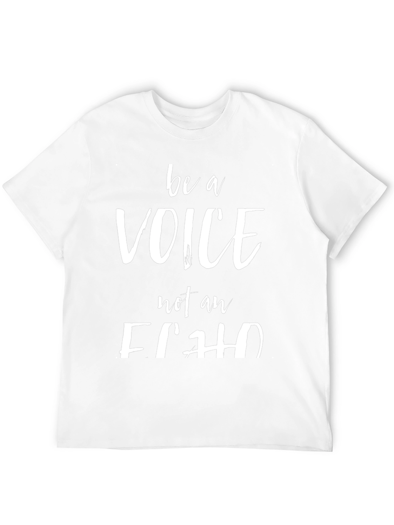 Be A Voice Tee - Black Graphic T-Shirt