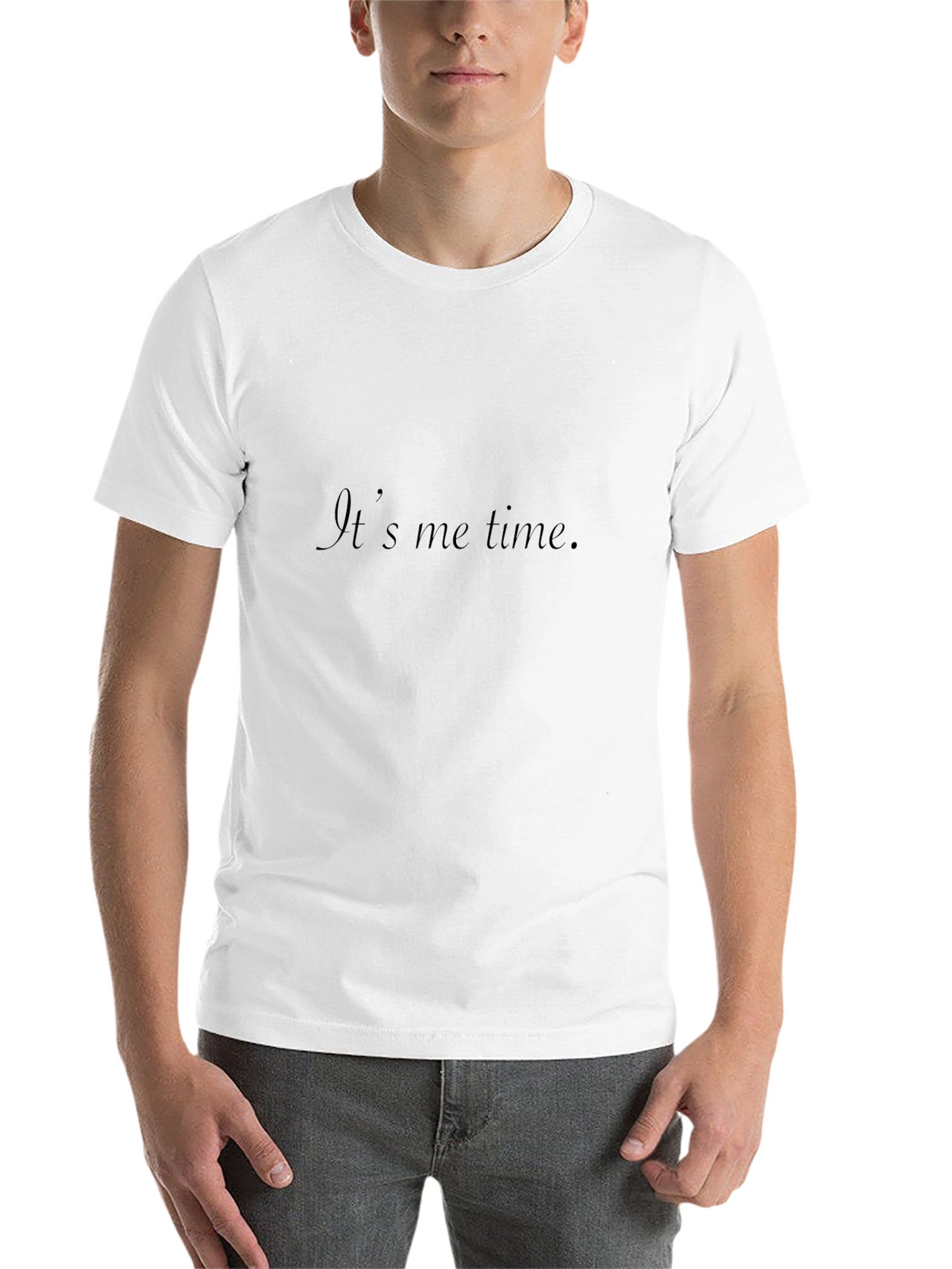Its Me Time. Black Short Sleeve T-Shirt