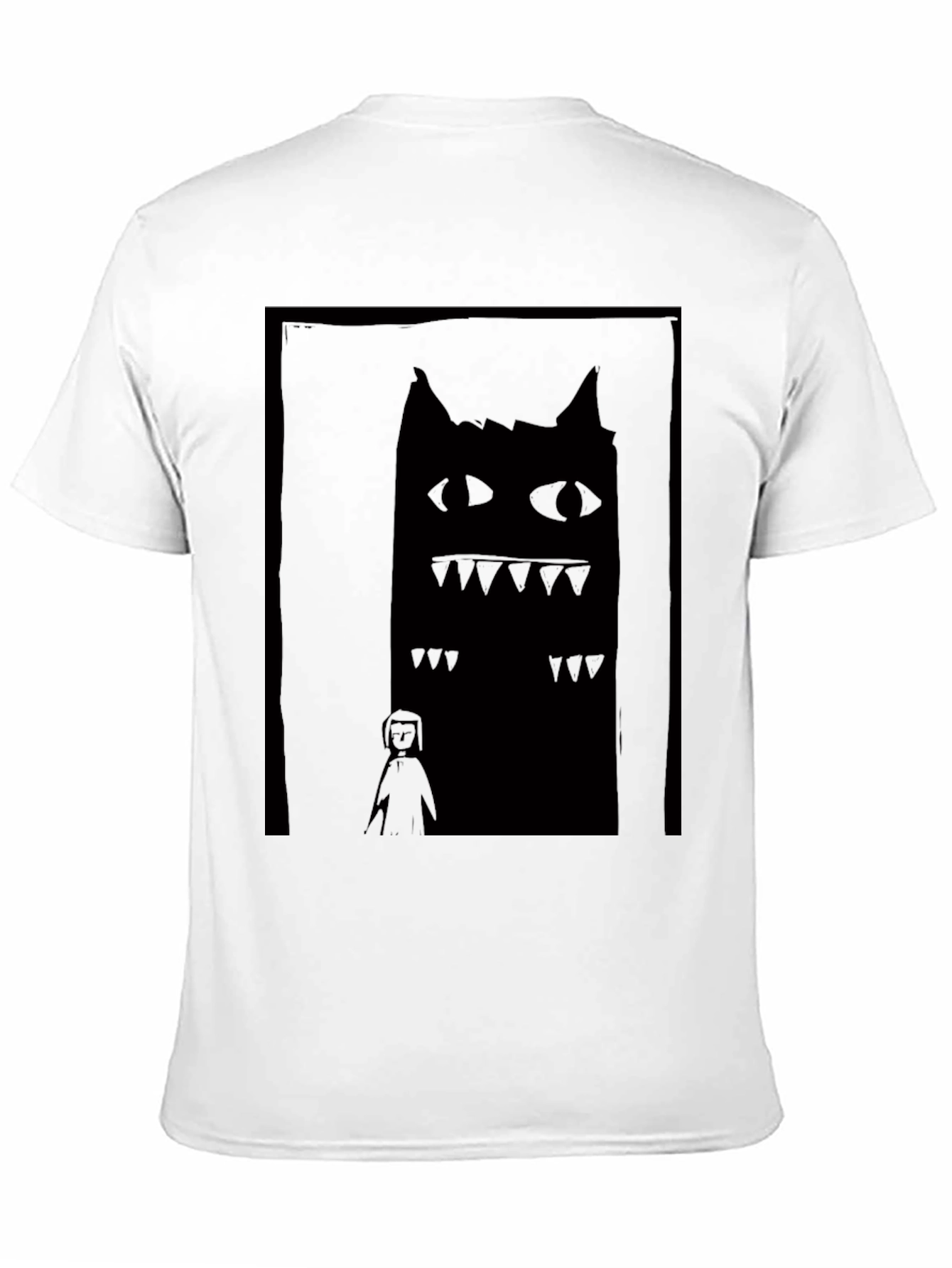 Monster Graphic Tee - Unisex Black T-Shirt