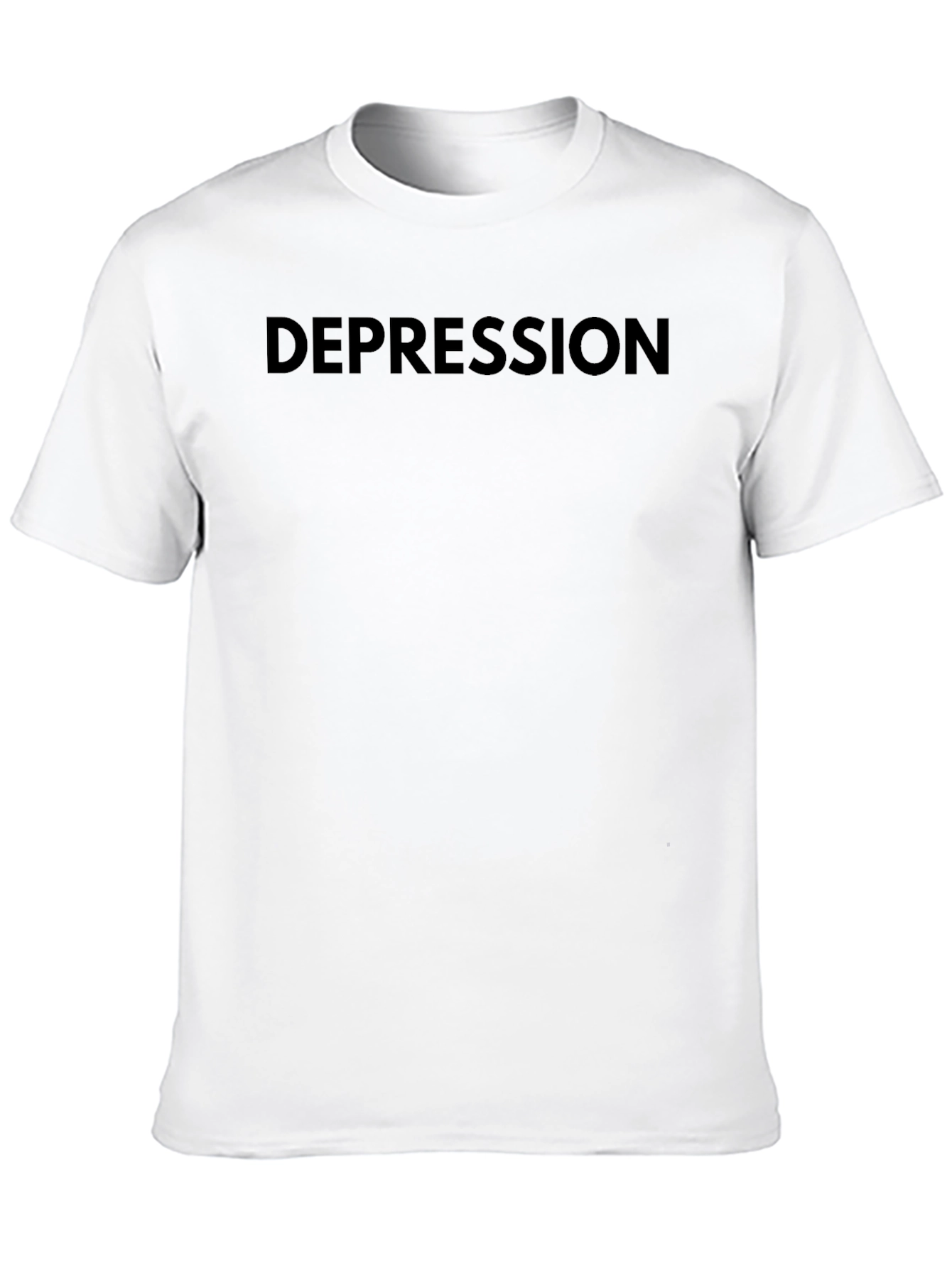 Depression T-Shirt - Unisex Black Tee